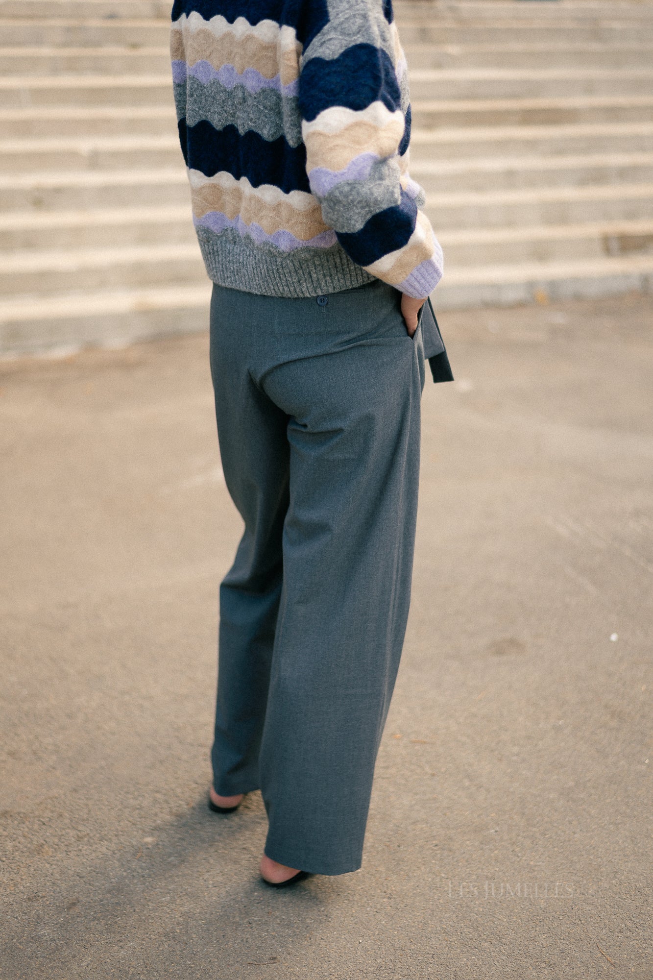 Jared pants grey melange