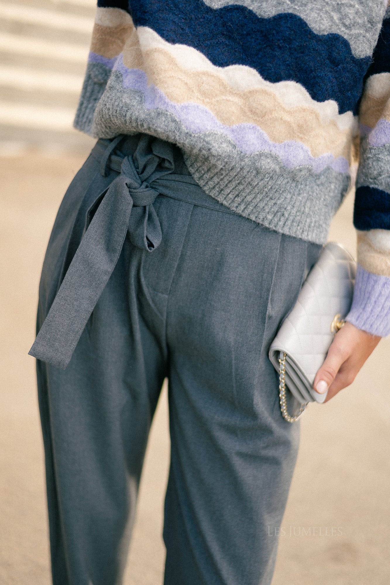 Jared pants grey melange