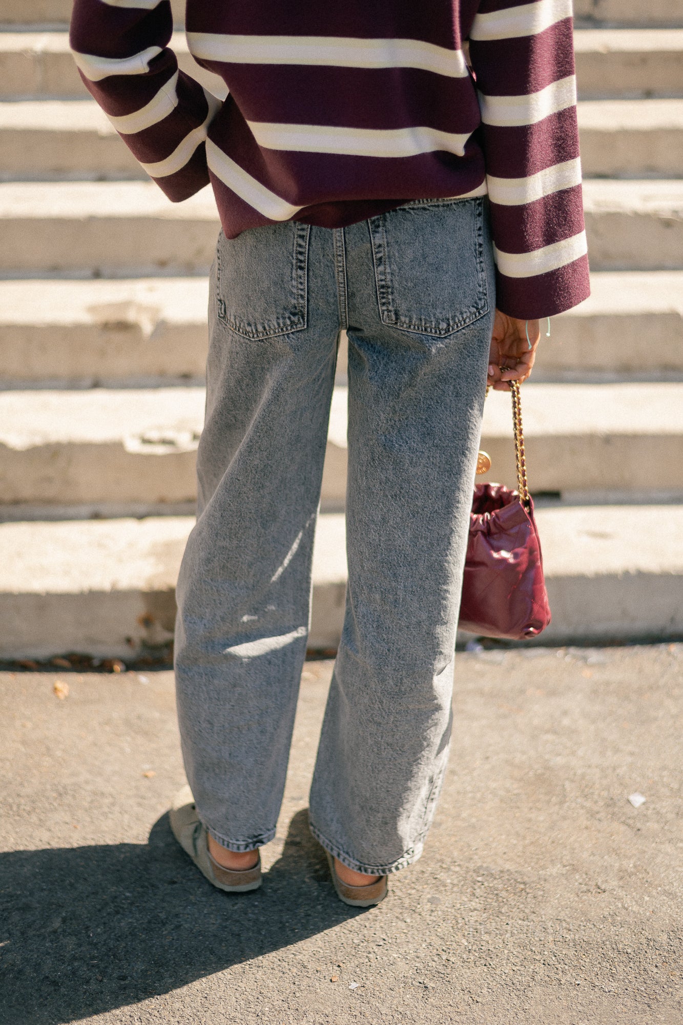 Camilla denim trousers grey washed
