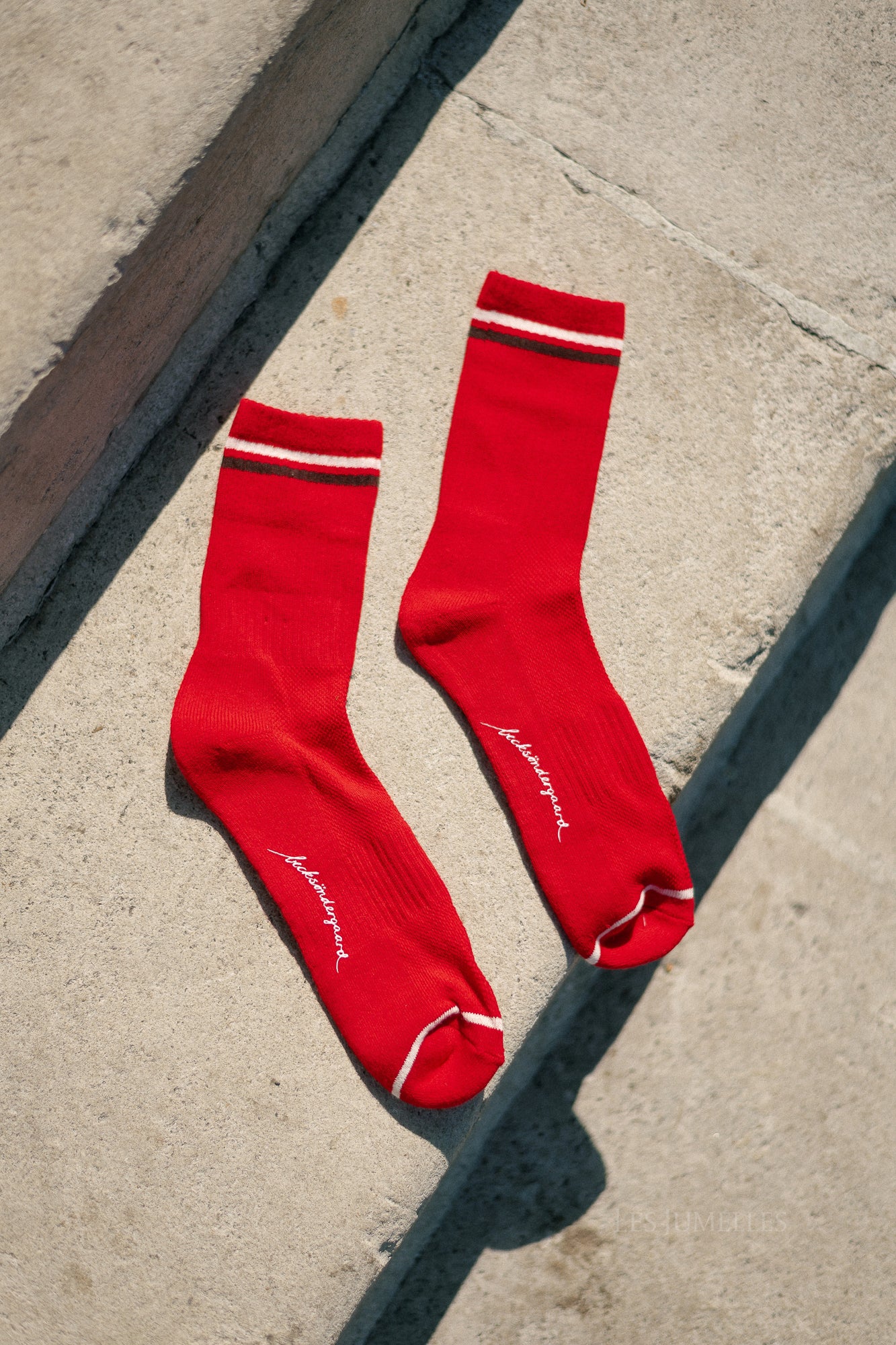 Sporty cotta sock adrenaline red