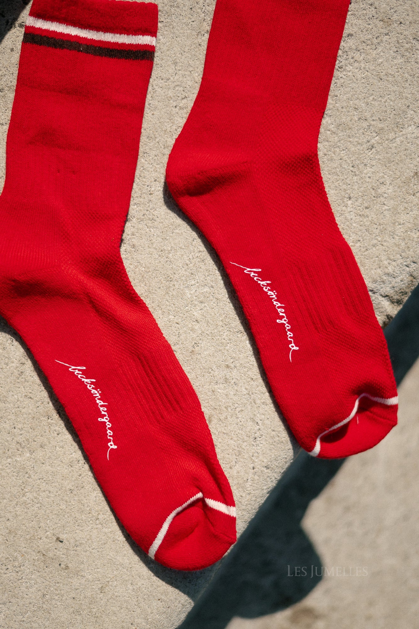 Sporty cotta sock adrenaline red