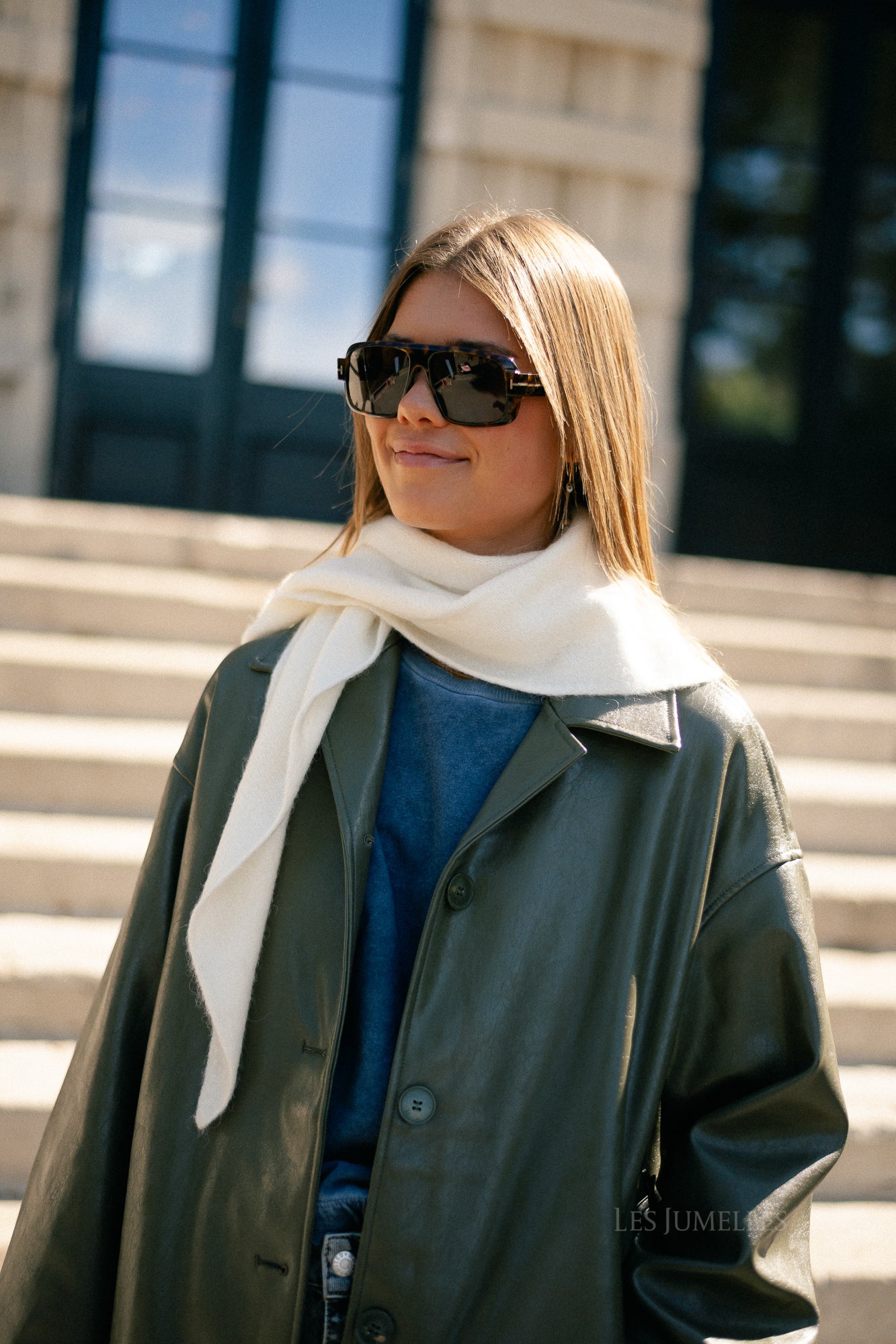 Armini scarf offwhite