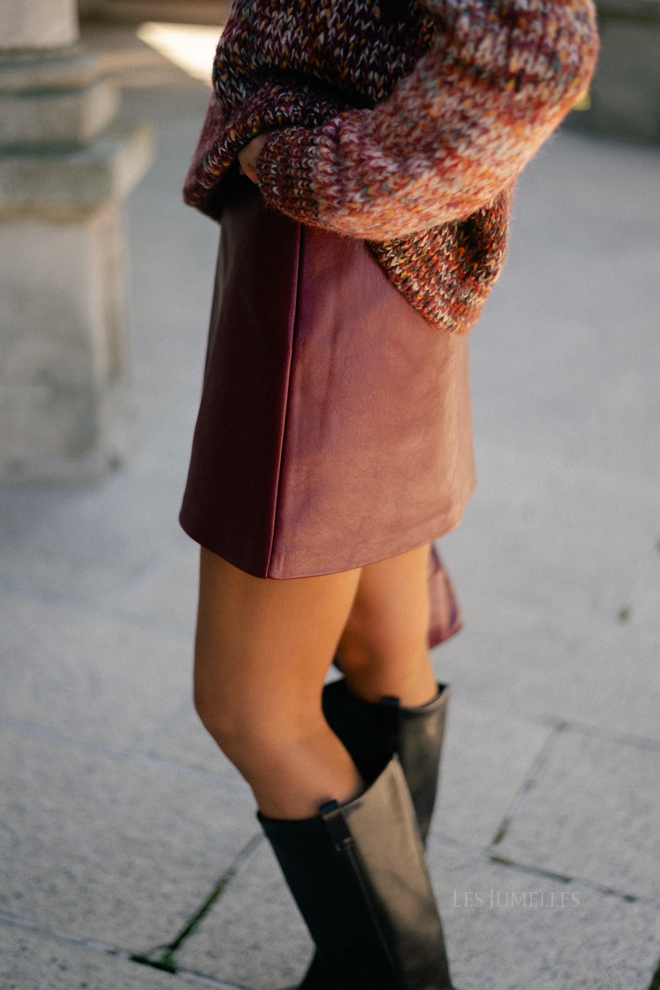 Hovet skirt rhubarb