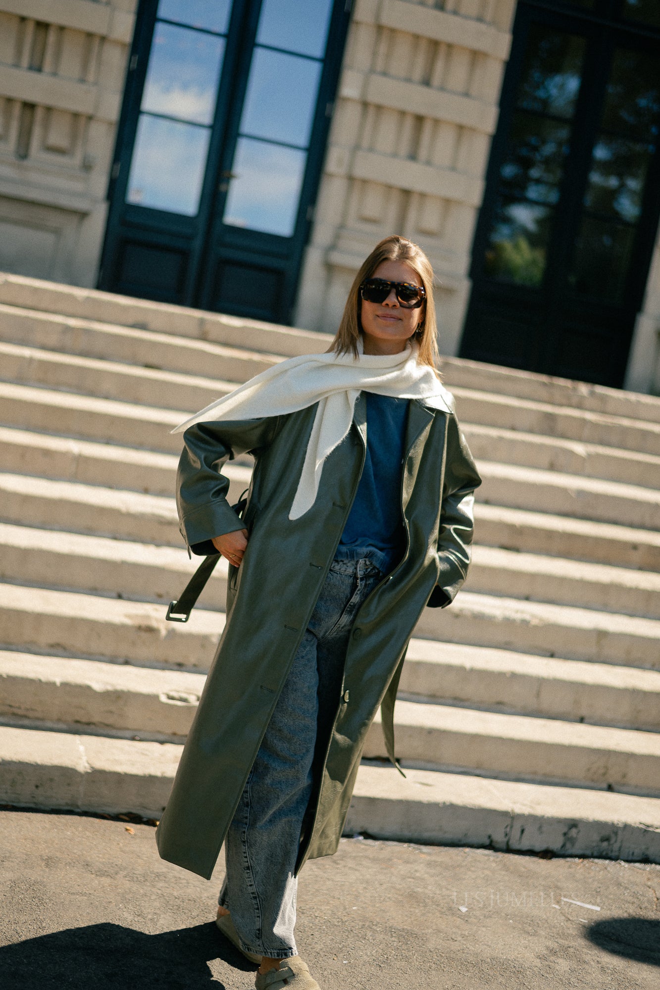 Armini scarf offwhite