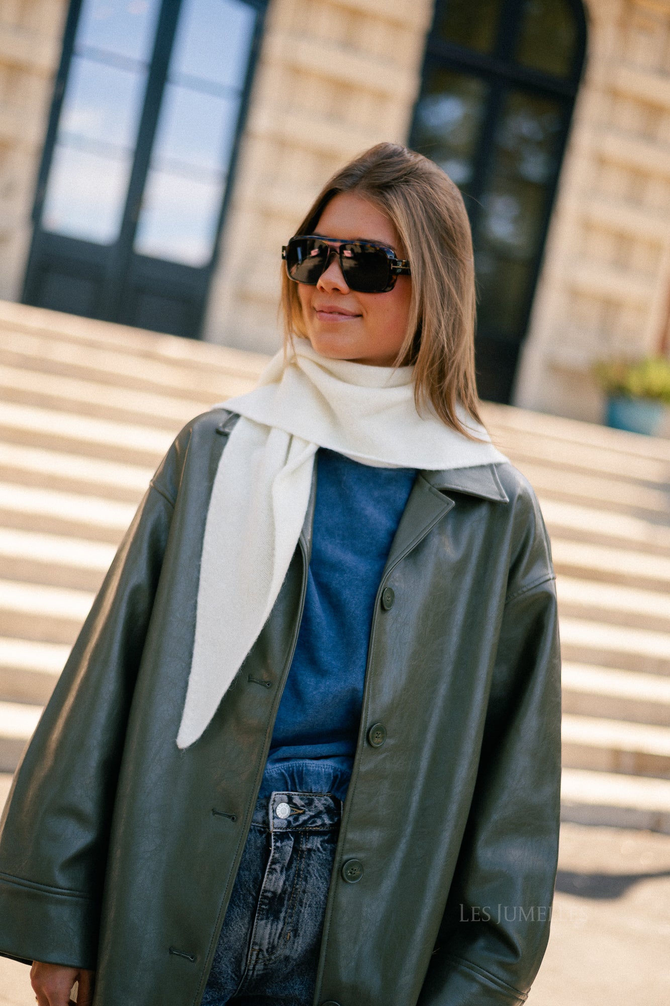 Armini scarf offwhite