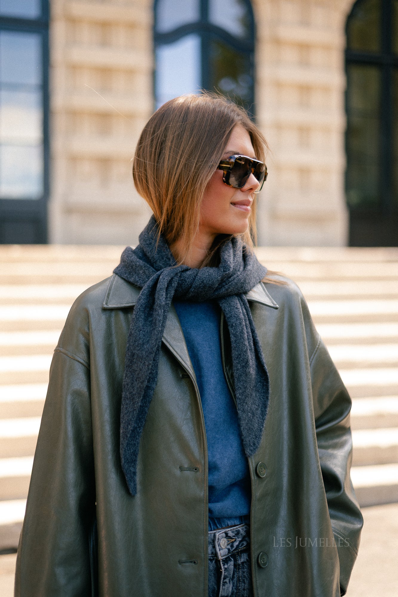 Armini scarf carbon