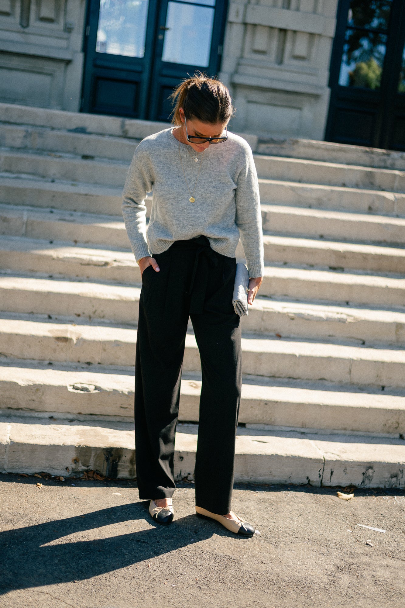 Plamedi jumper grey melange