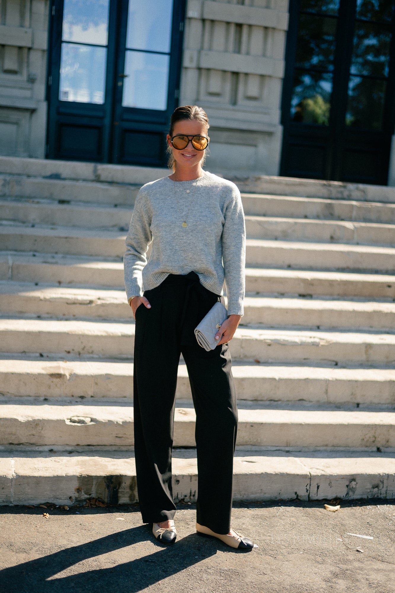 Plamedi jumper grey melange