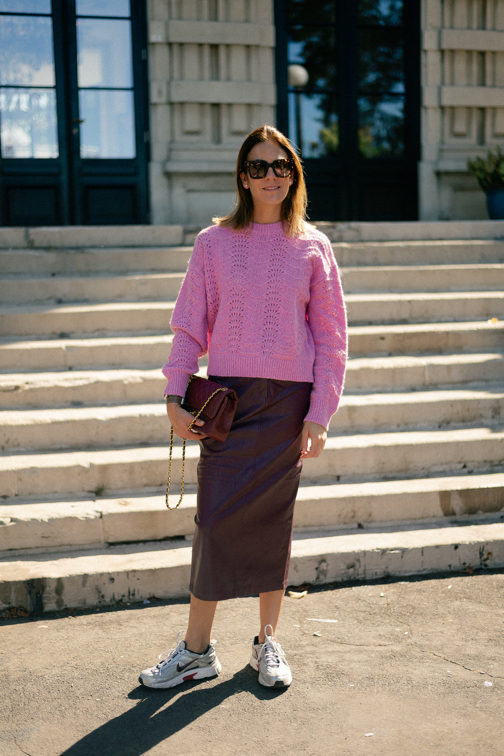 VILillian HW midi skirt fig