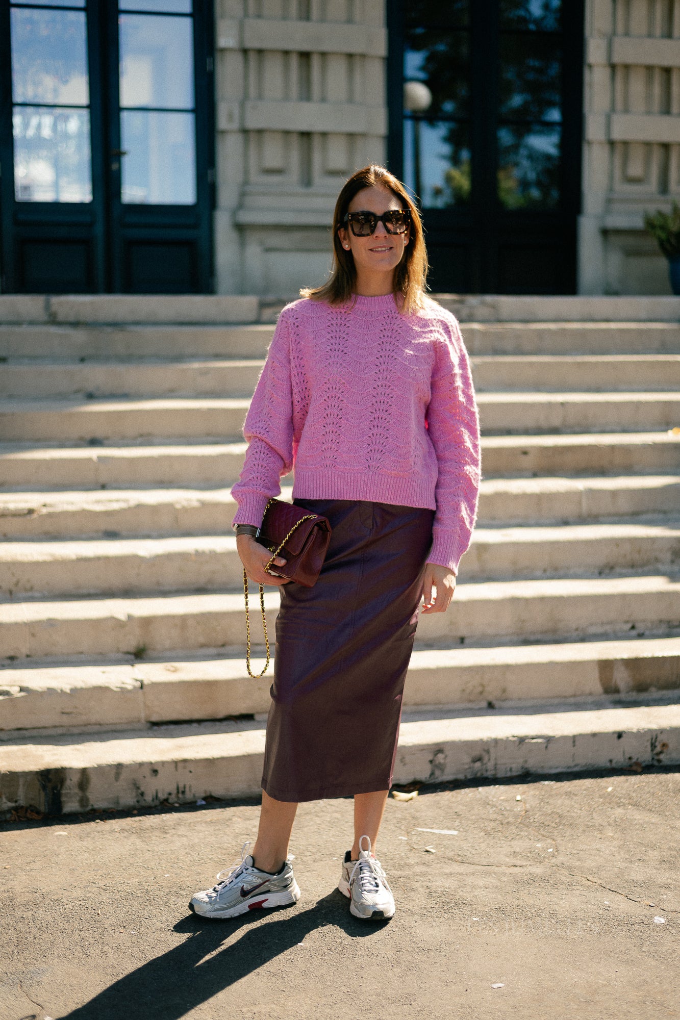 VILillian HW midi skirt fig