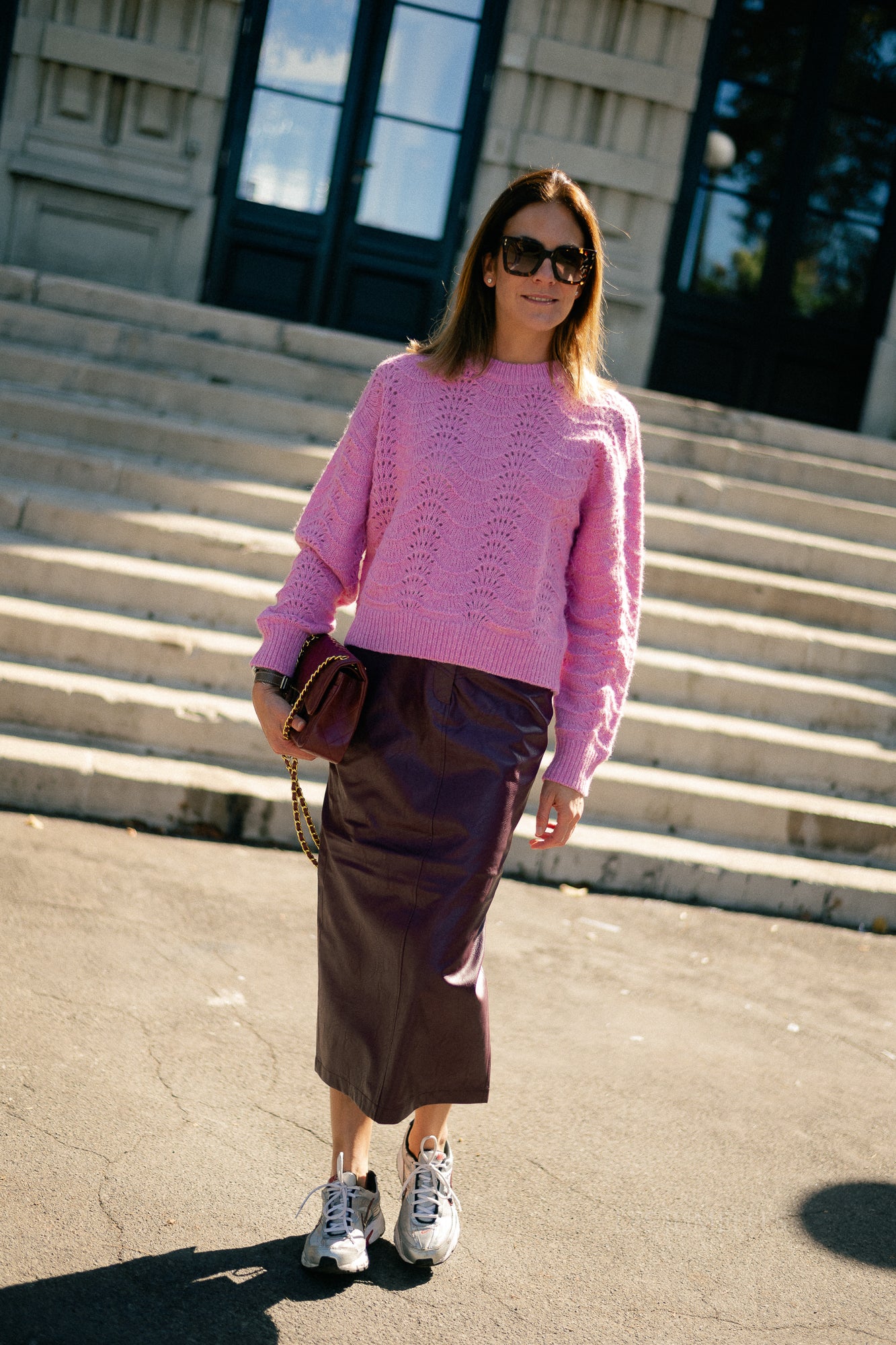 VILillian HW midi skirt fig