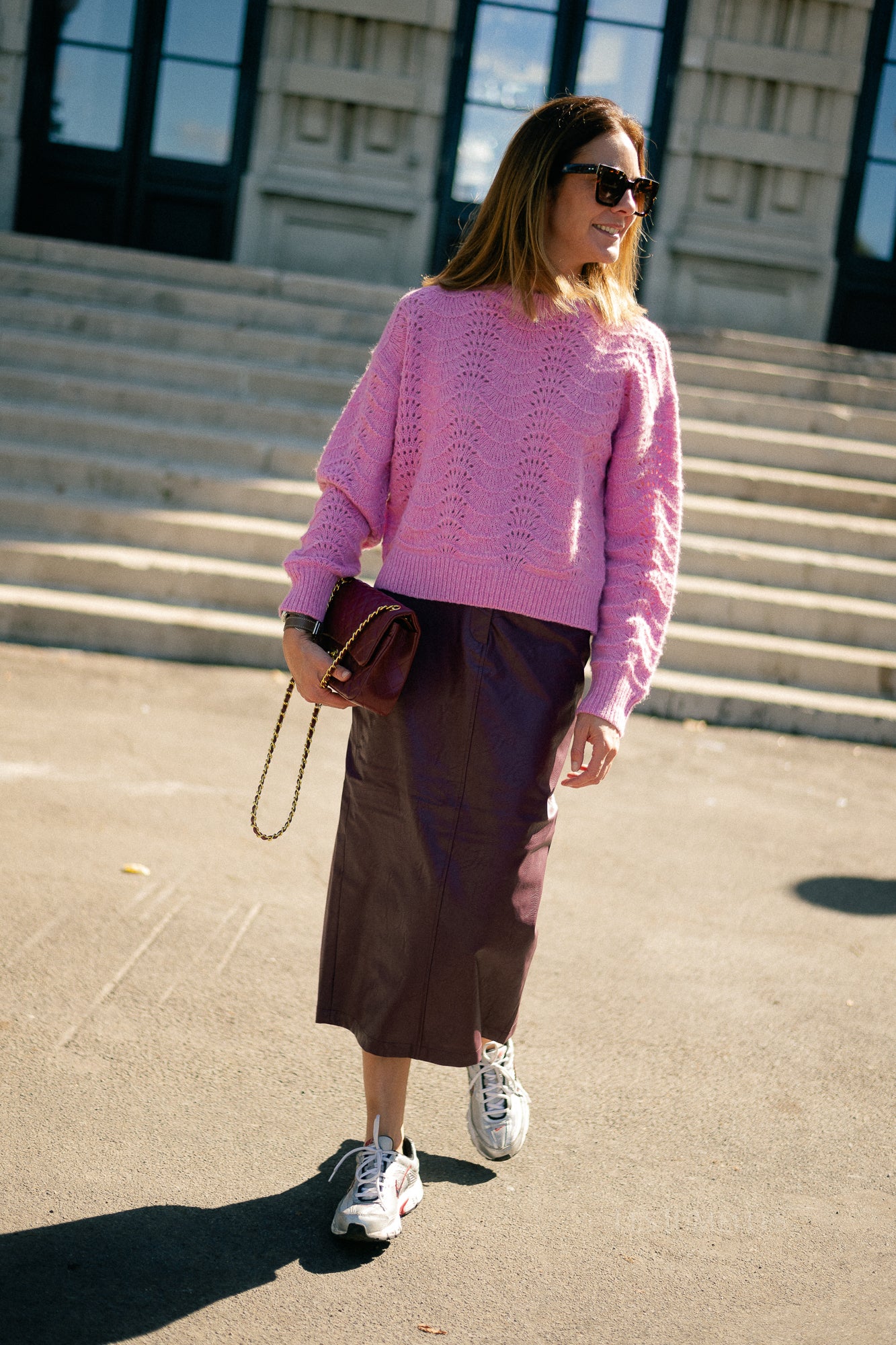 VILillian HW midi skirt fig