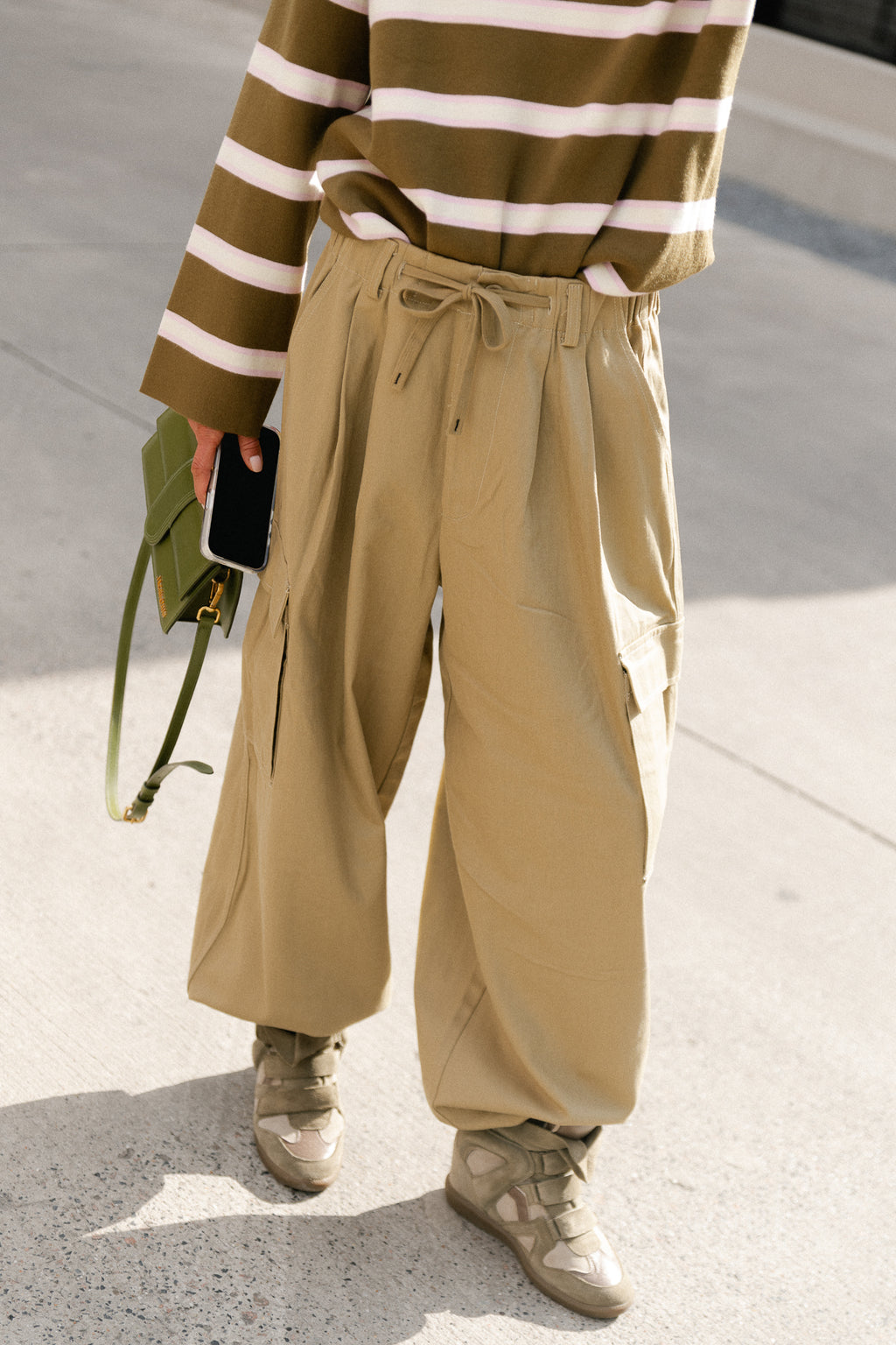 Isabelle cargo pants camel