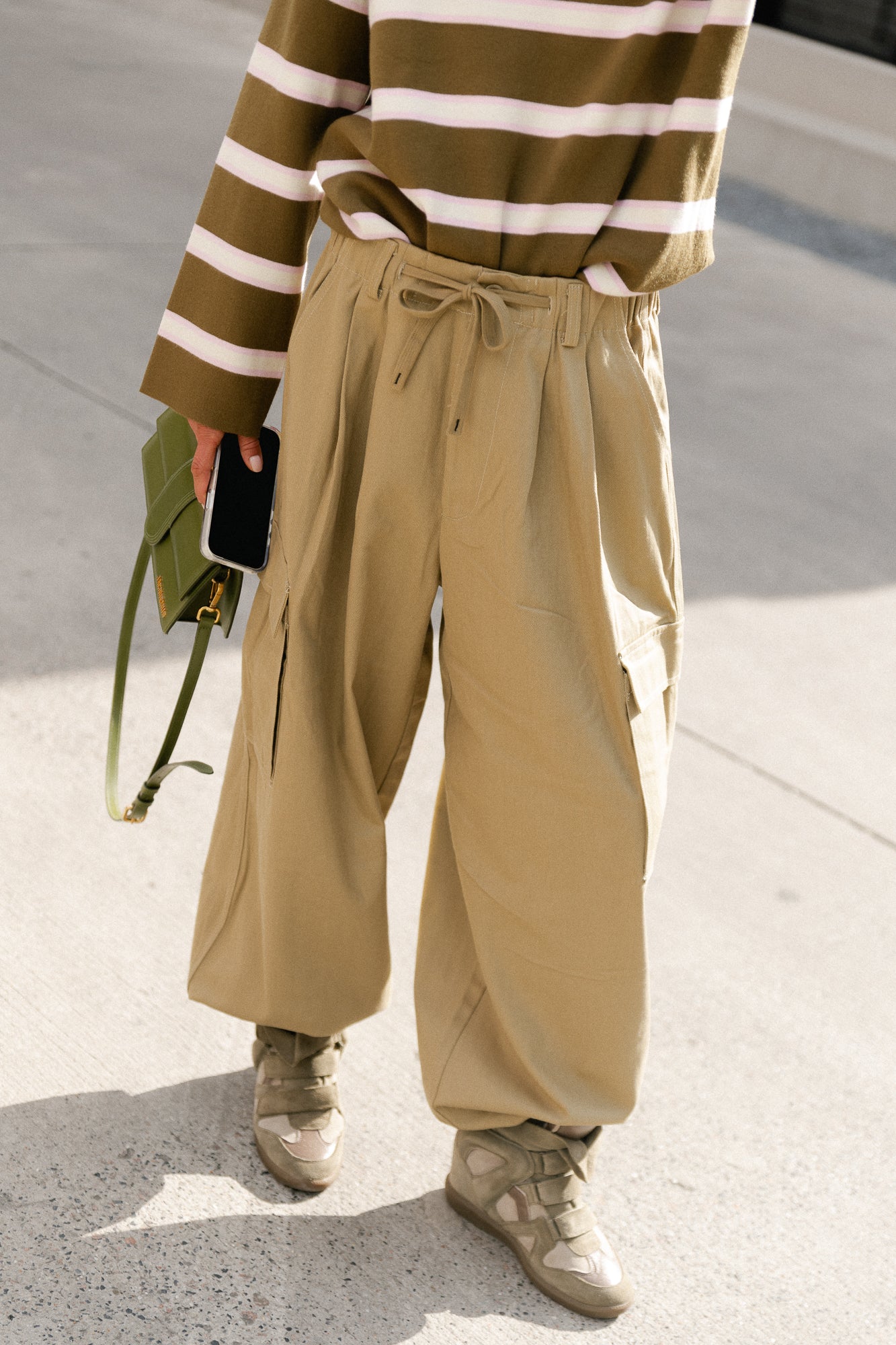 Isabelle cargo pants camel