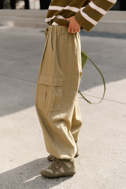 Isabelle cargo pants camel