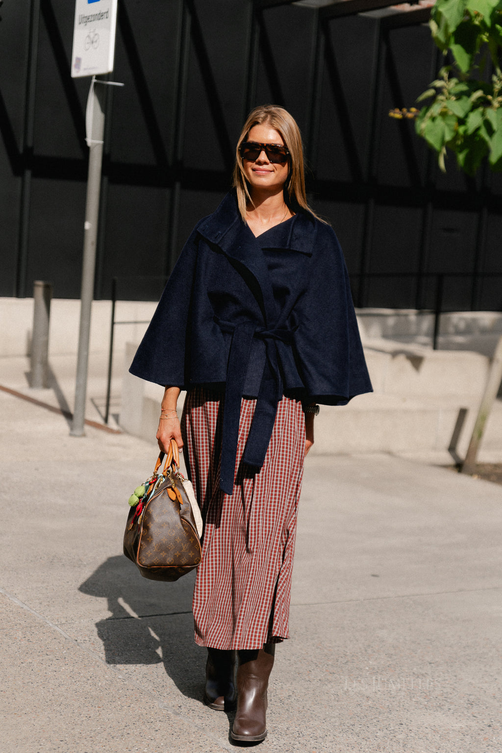 Roha skirt red check