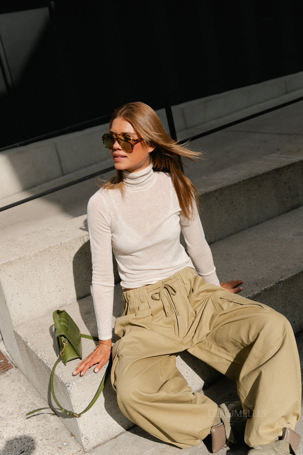 SLWVendy wool LS knit roll neck NOOS birch