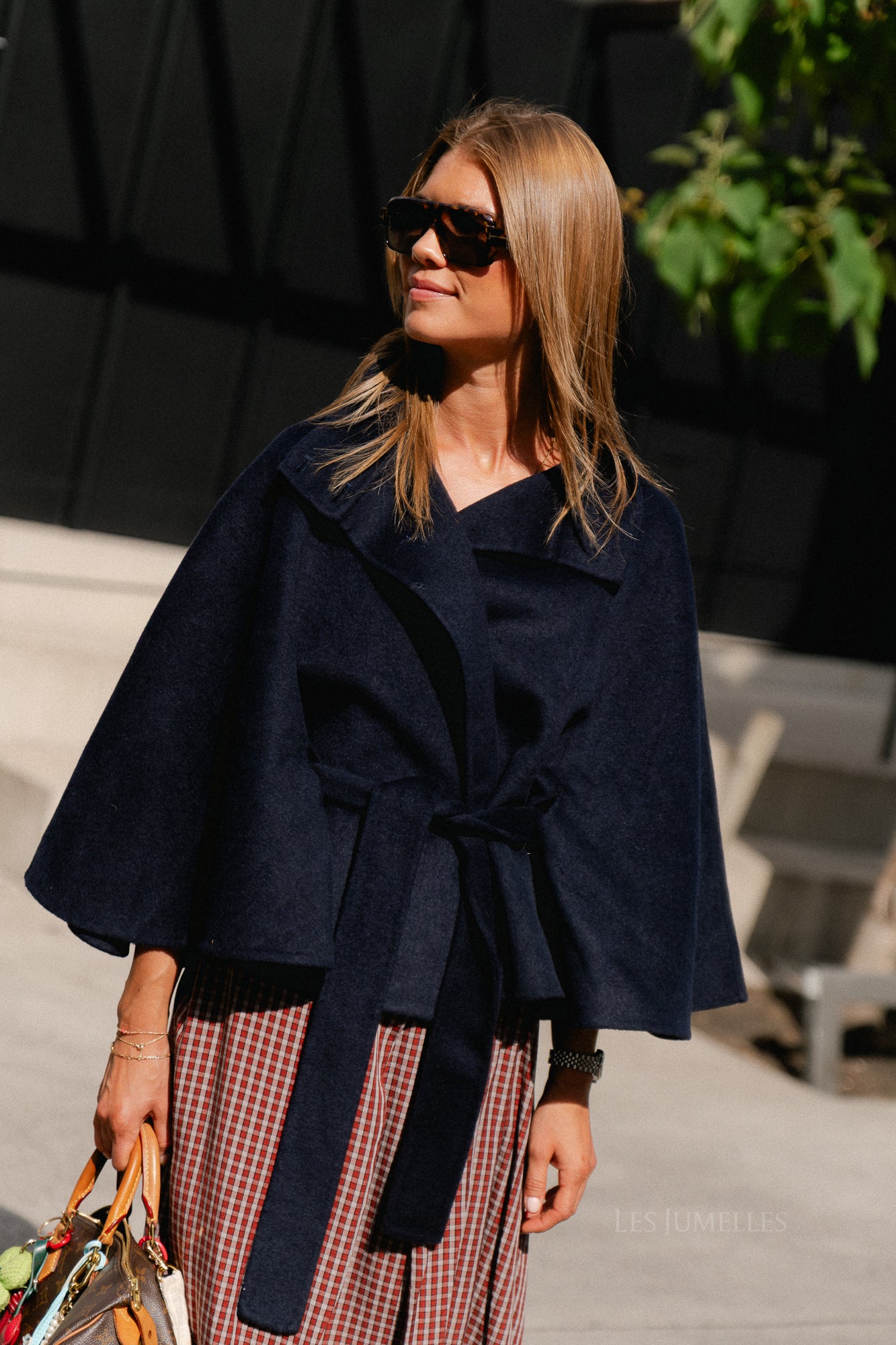 YASAlmio handmade wool blend jacket navy blazer