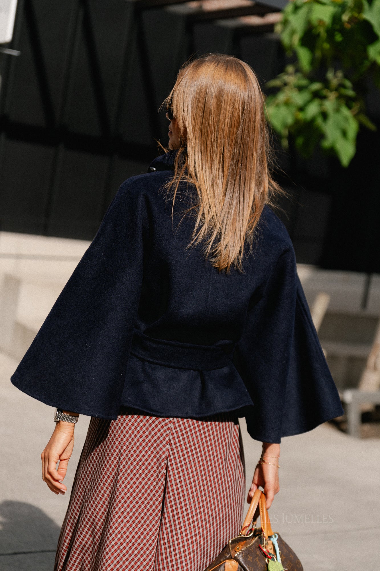 YASAlmio handmade wool blend jacket navy blazer