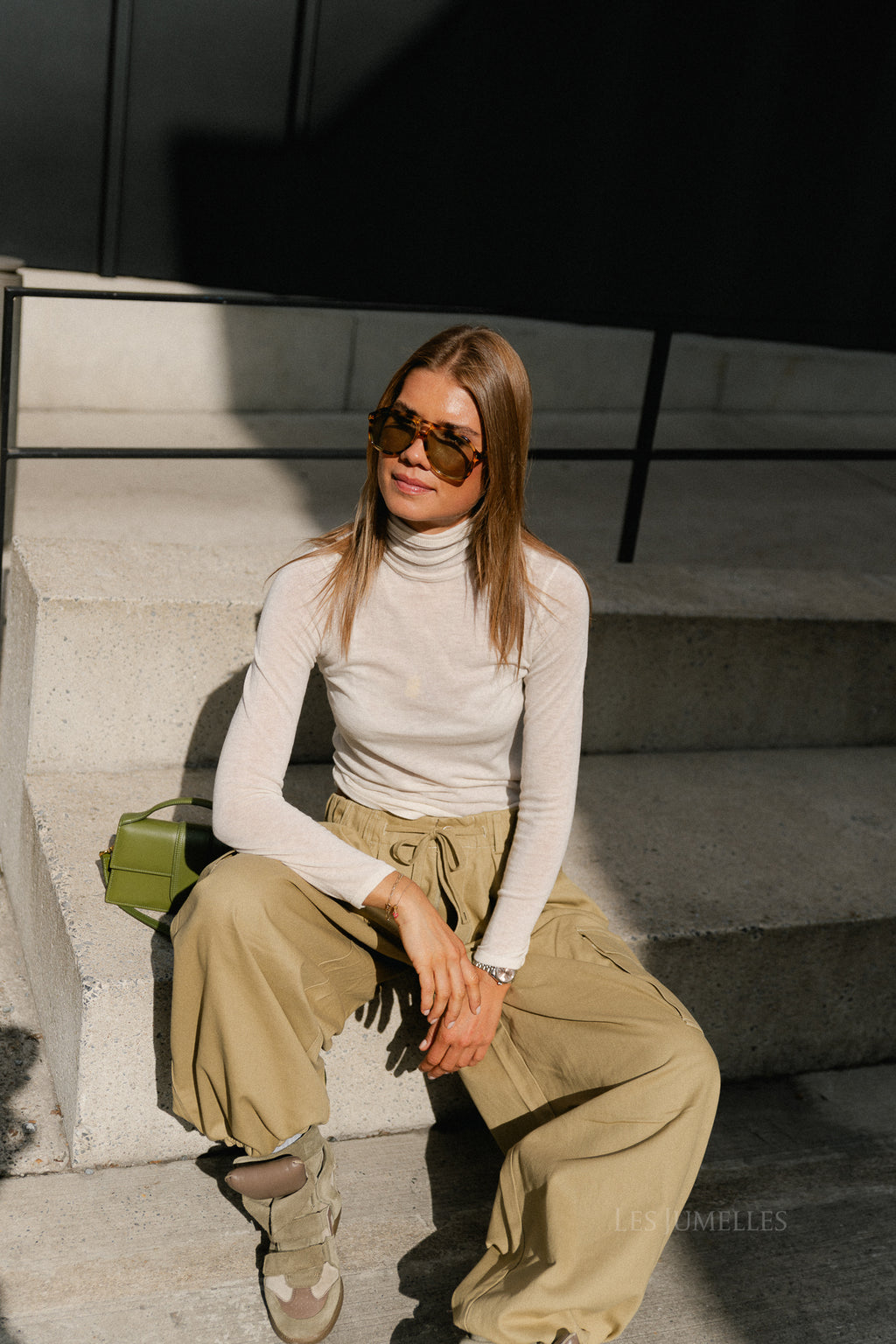 SLWVendy wool LS knit roll neck NOOS birch