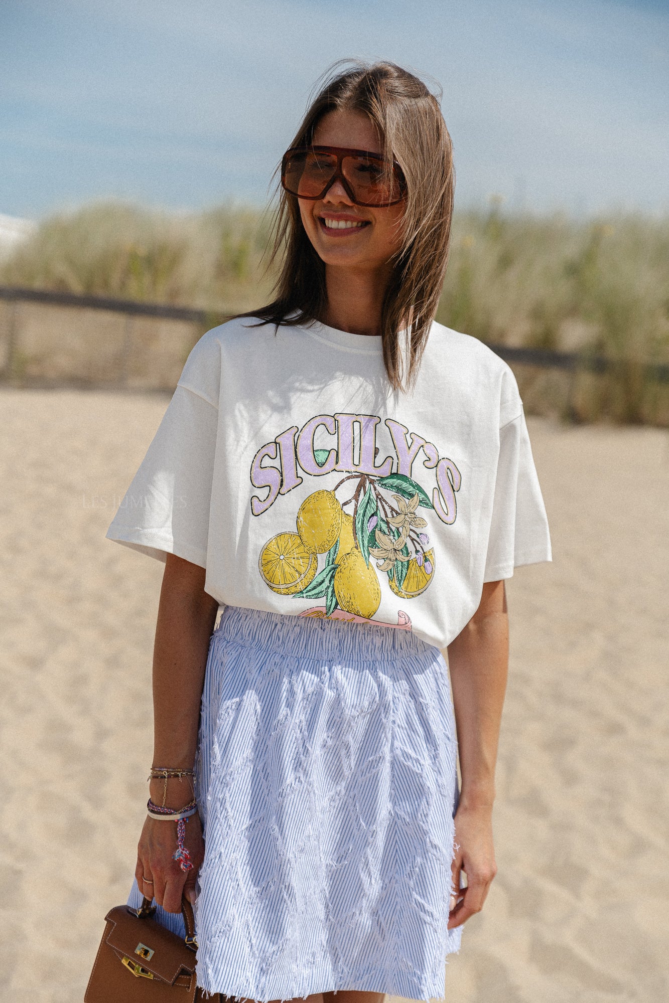 T-shirt Sicily blanc