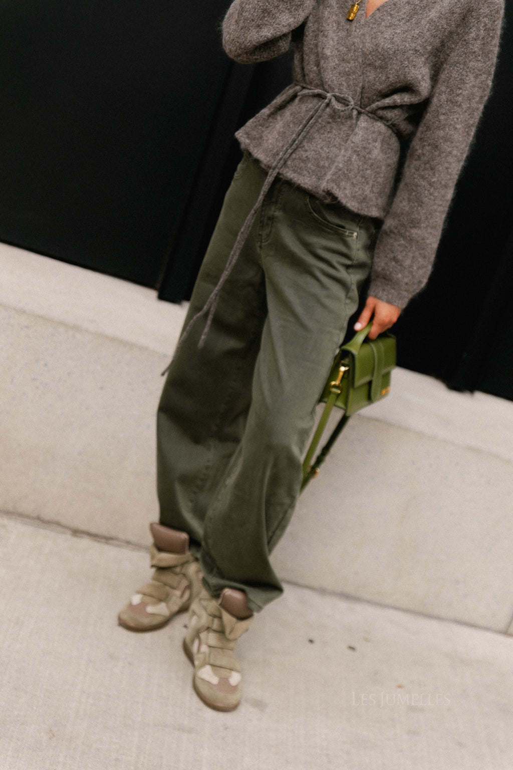 Frederique balloon fit jeans military