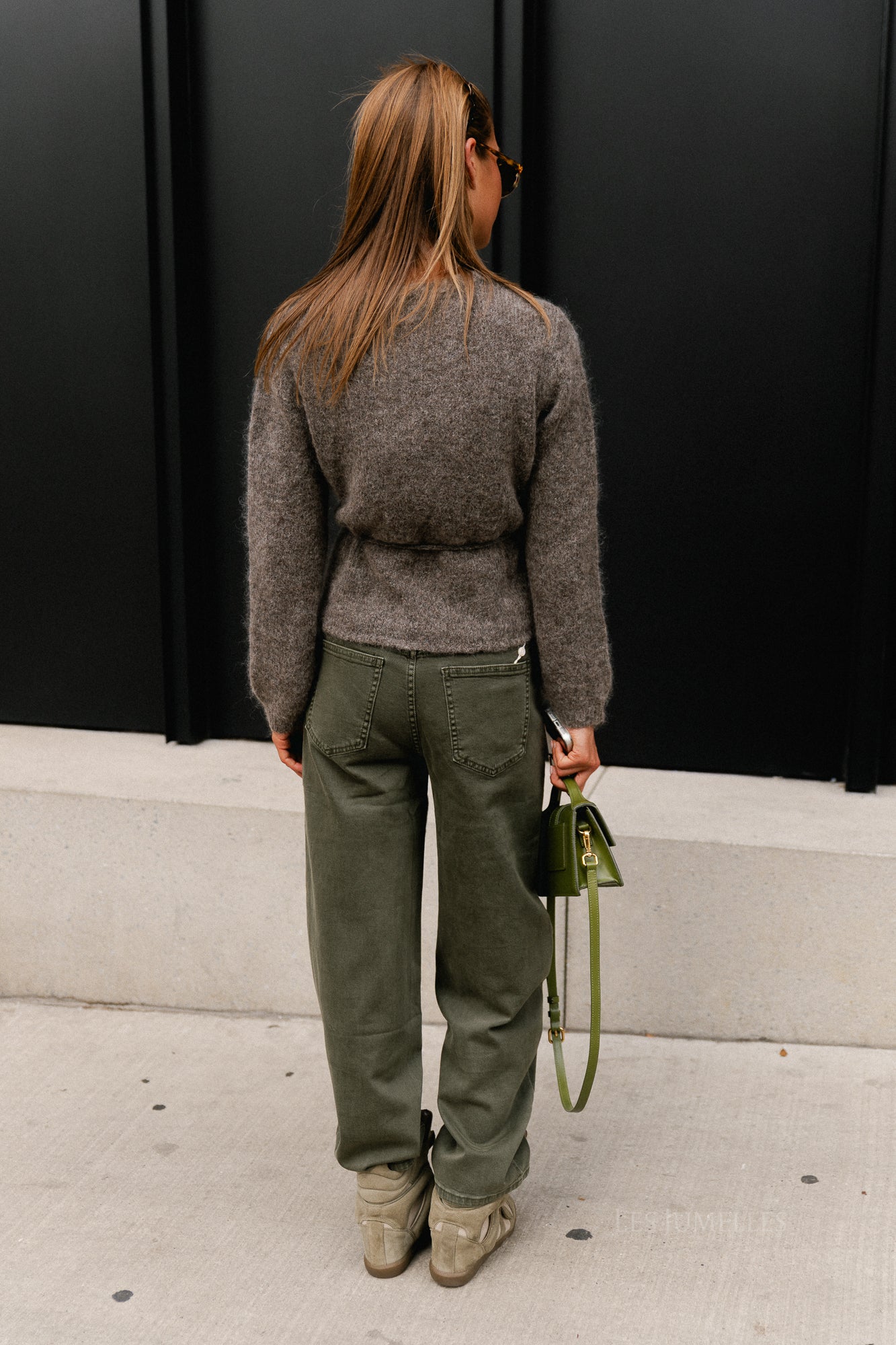 Frederique balloon fit jeans military