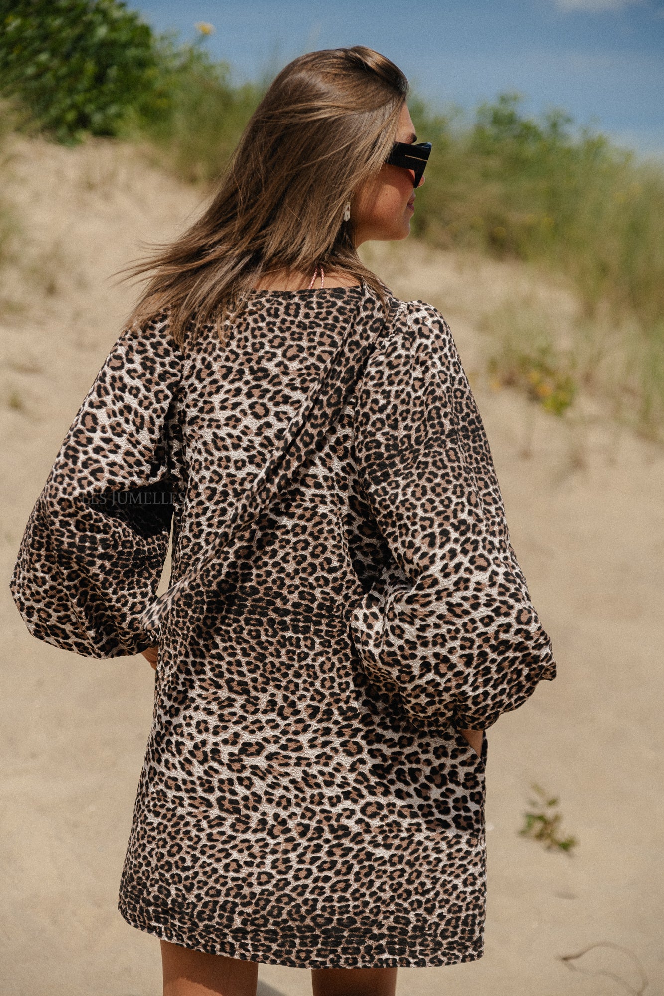 Livvy kurzes Kleid leopard