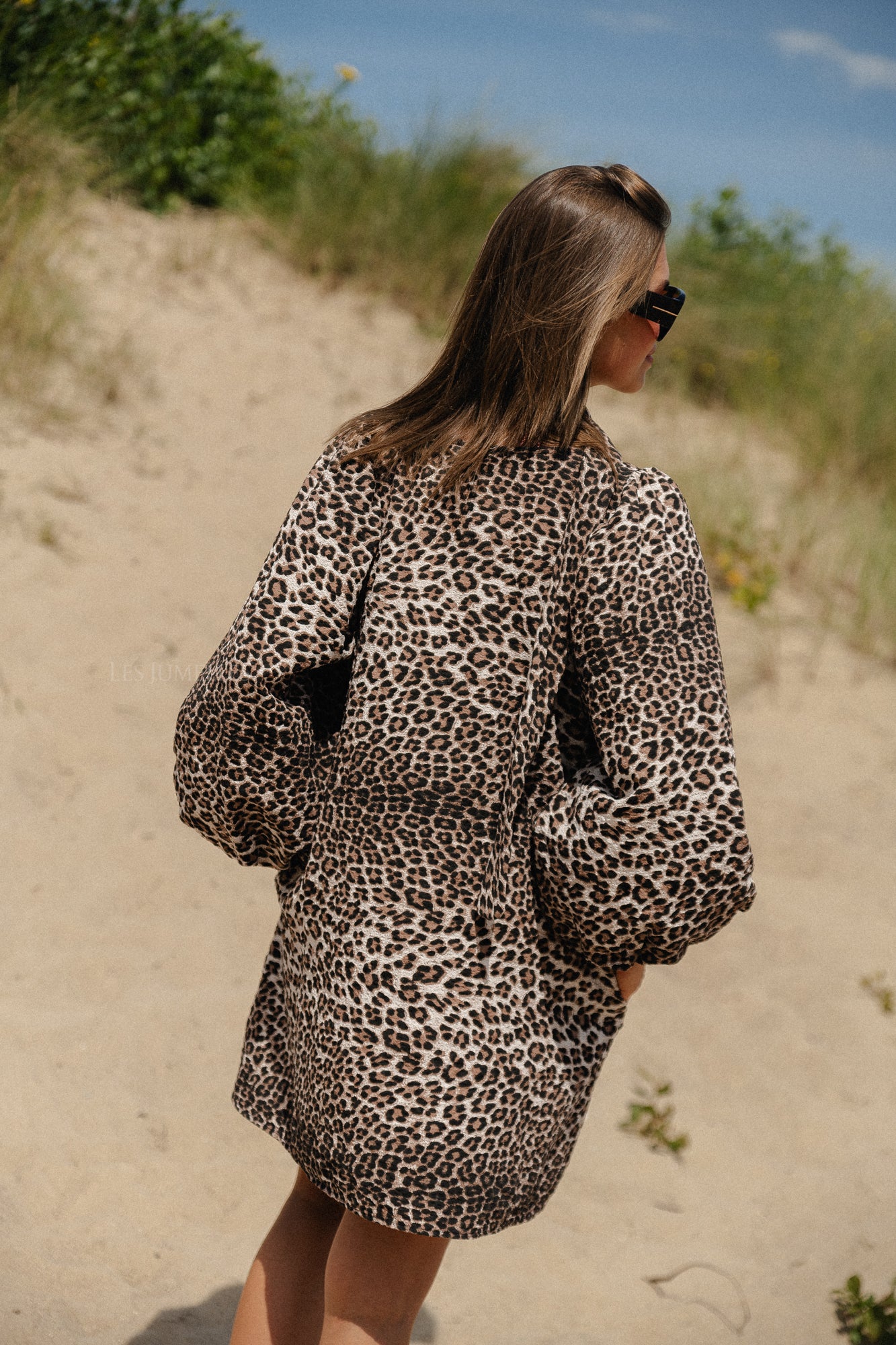 Livvy kurzes Kleid leopard