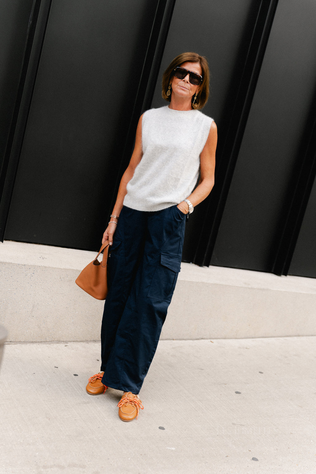 Phoebe SL vest grey melange