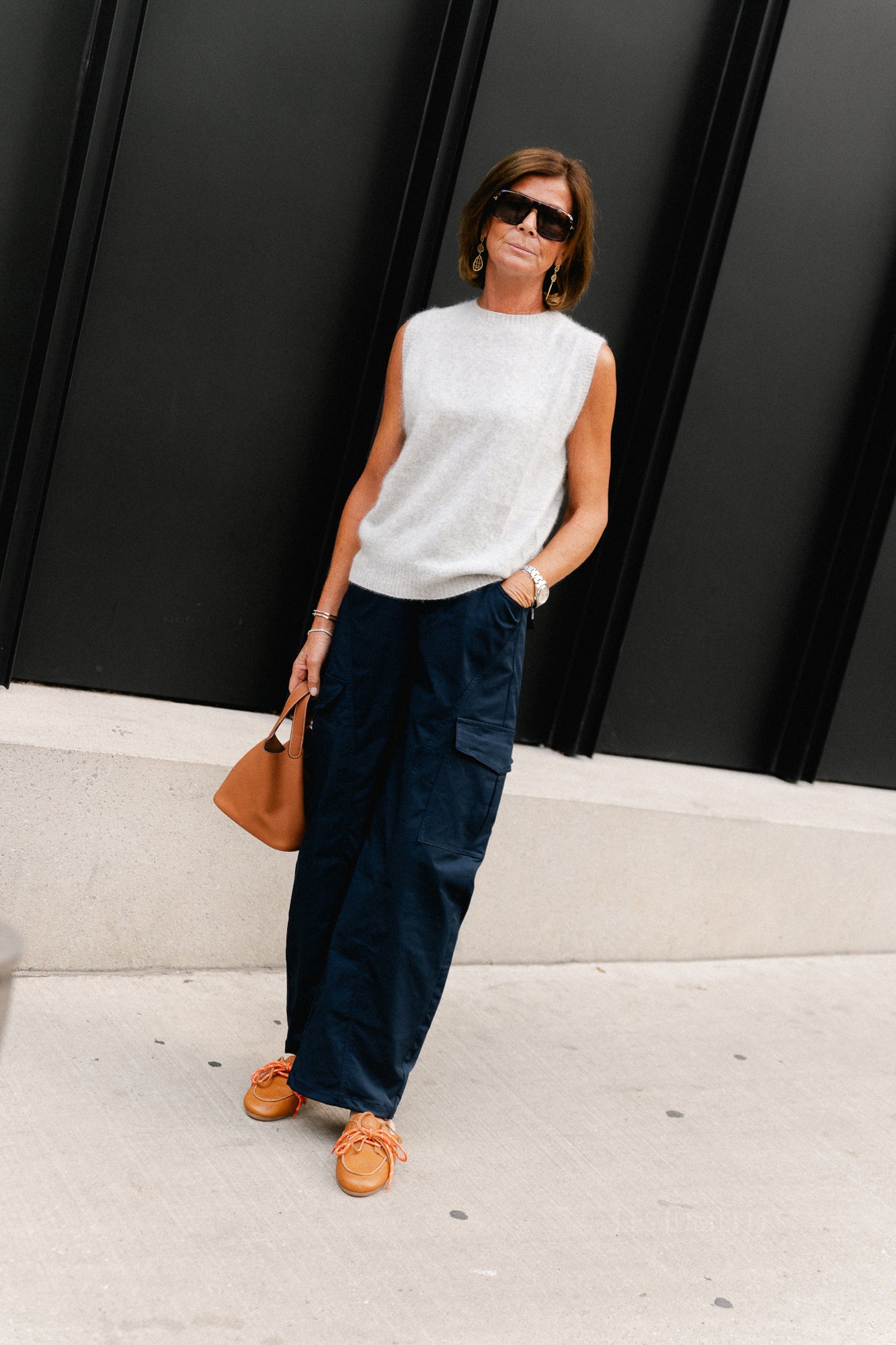 Phoebe SL vest grey melange