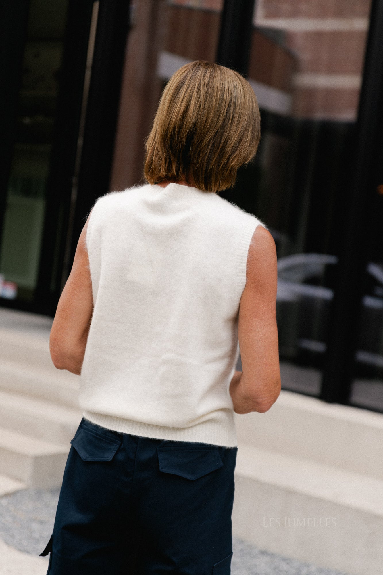 Phoebe SL vest ecru