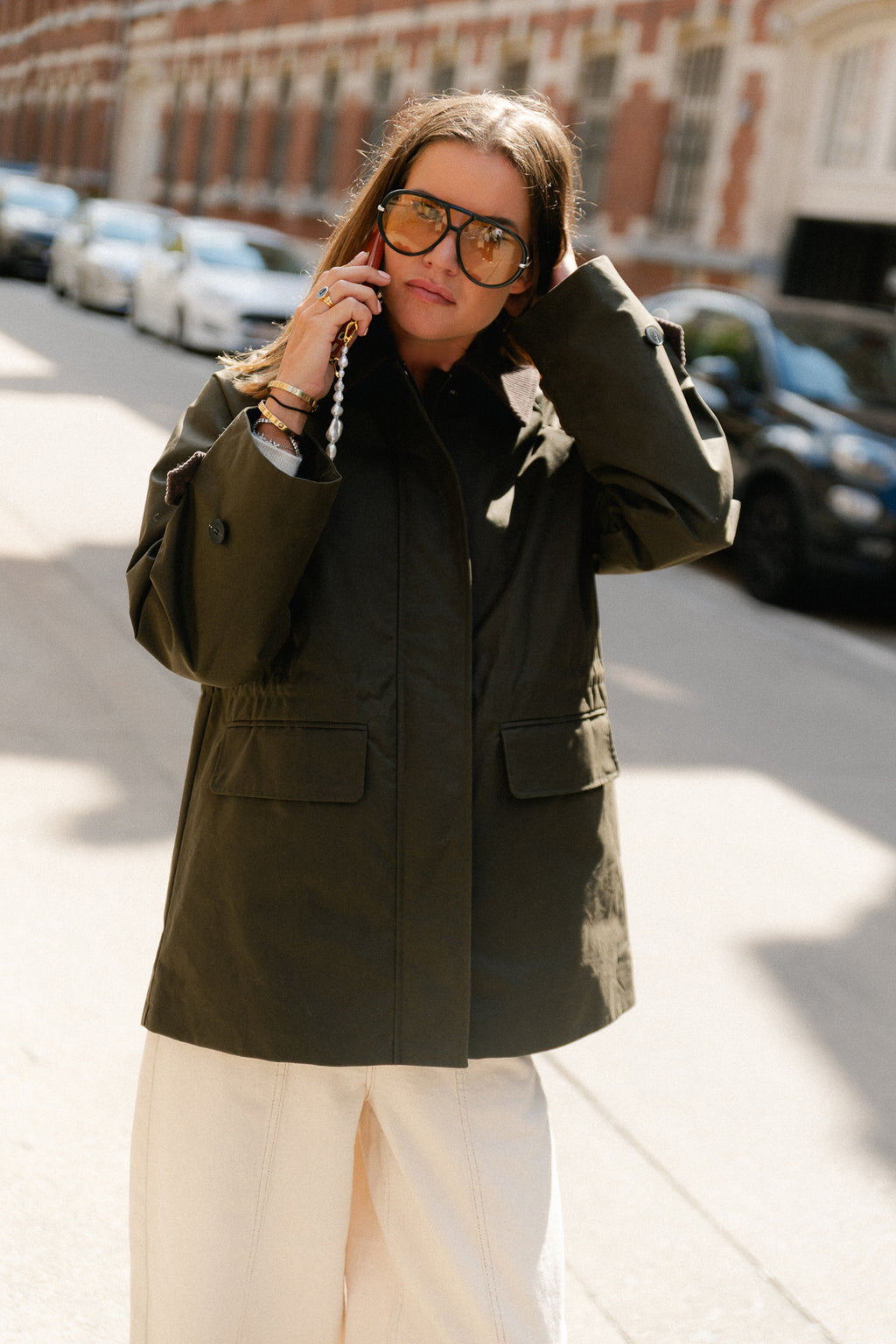 SLWWilma waxed jacket NOOS grape leaf