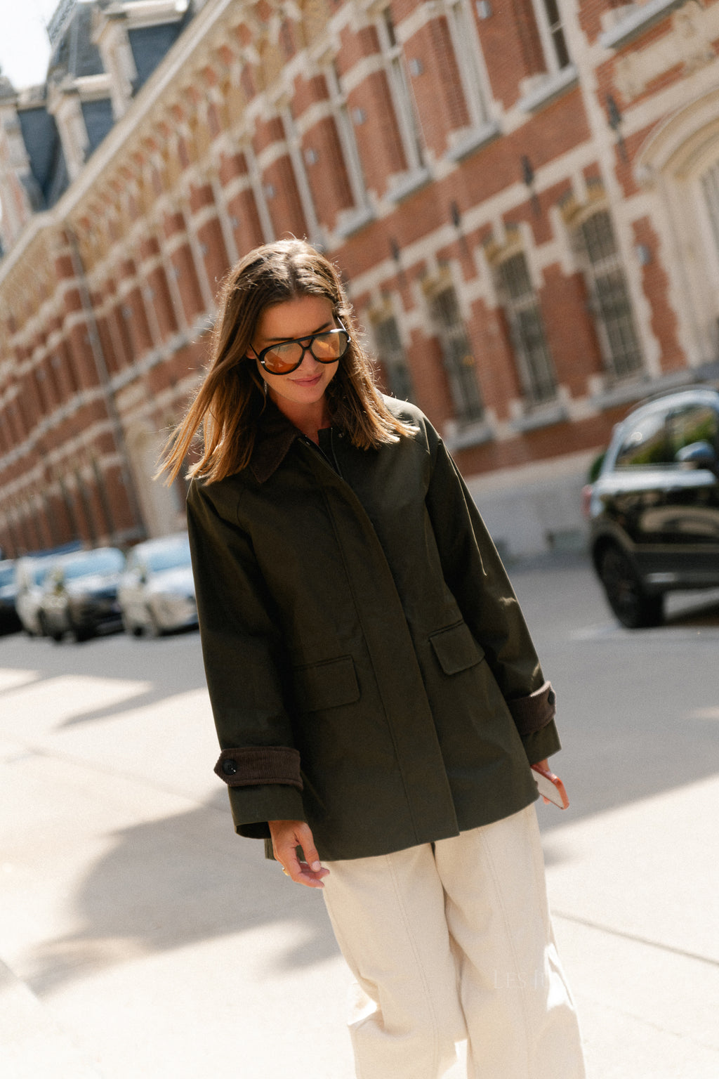 SLWWilma waxed jacket NOOS grape leaf