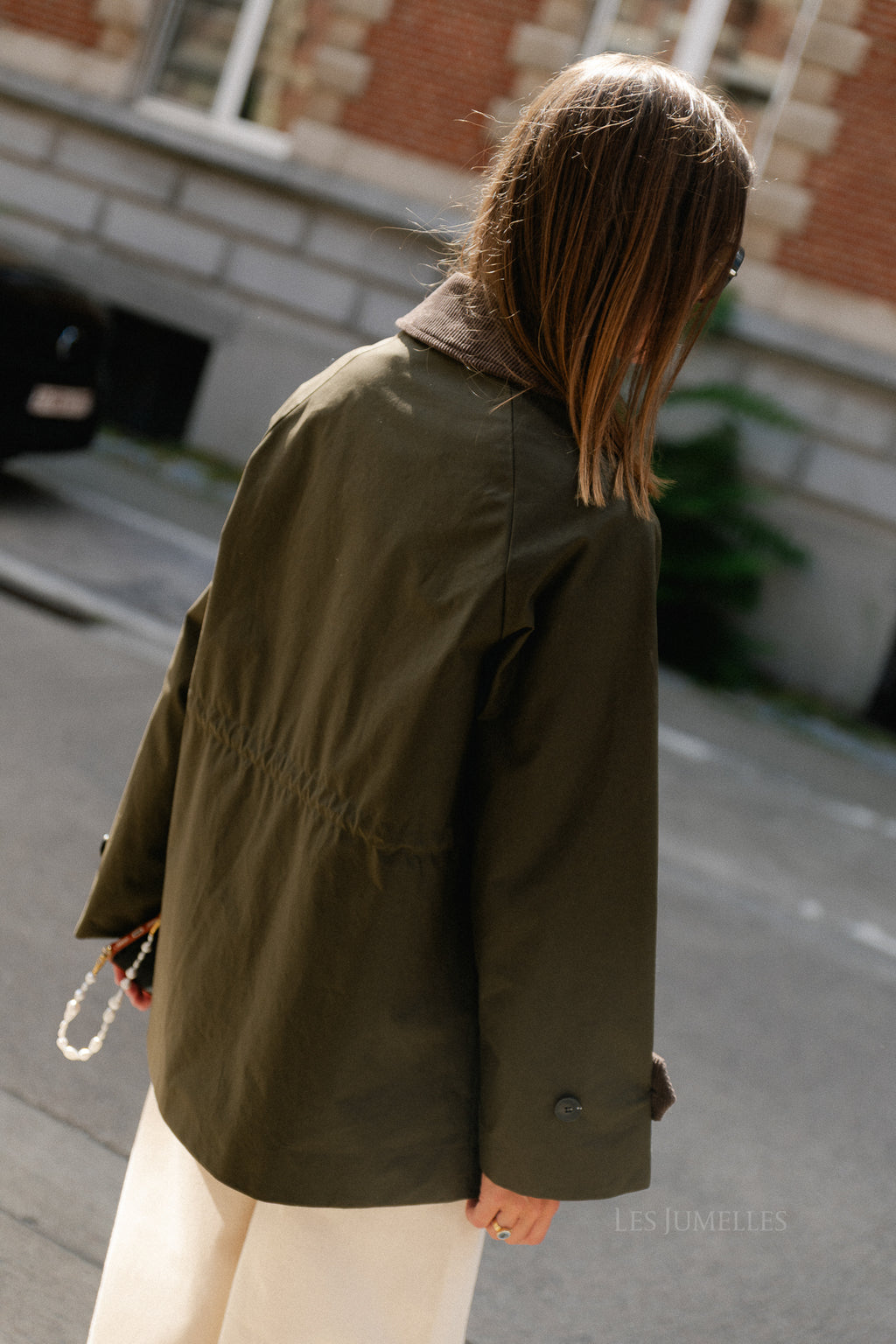 SLWWilma waxed jacket NOOS grape leaf