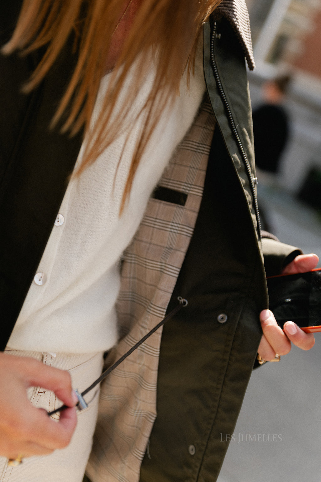 SLWWilma waxed jacket NOOS grape leaf