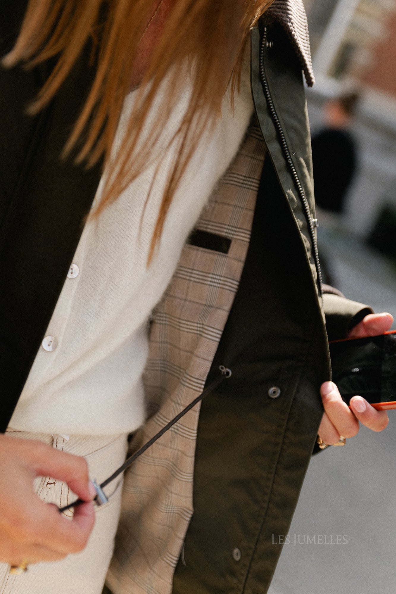 SLWWilma waxed jacket NOOS grape leaf