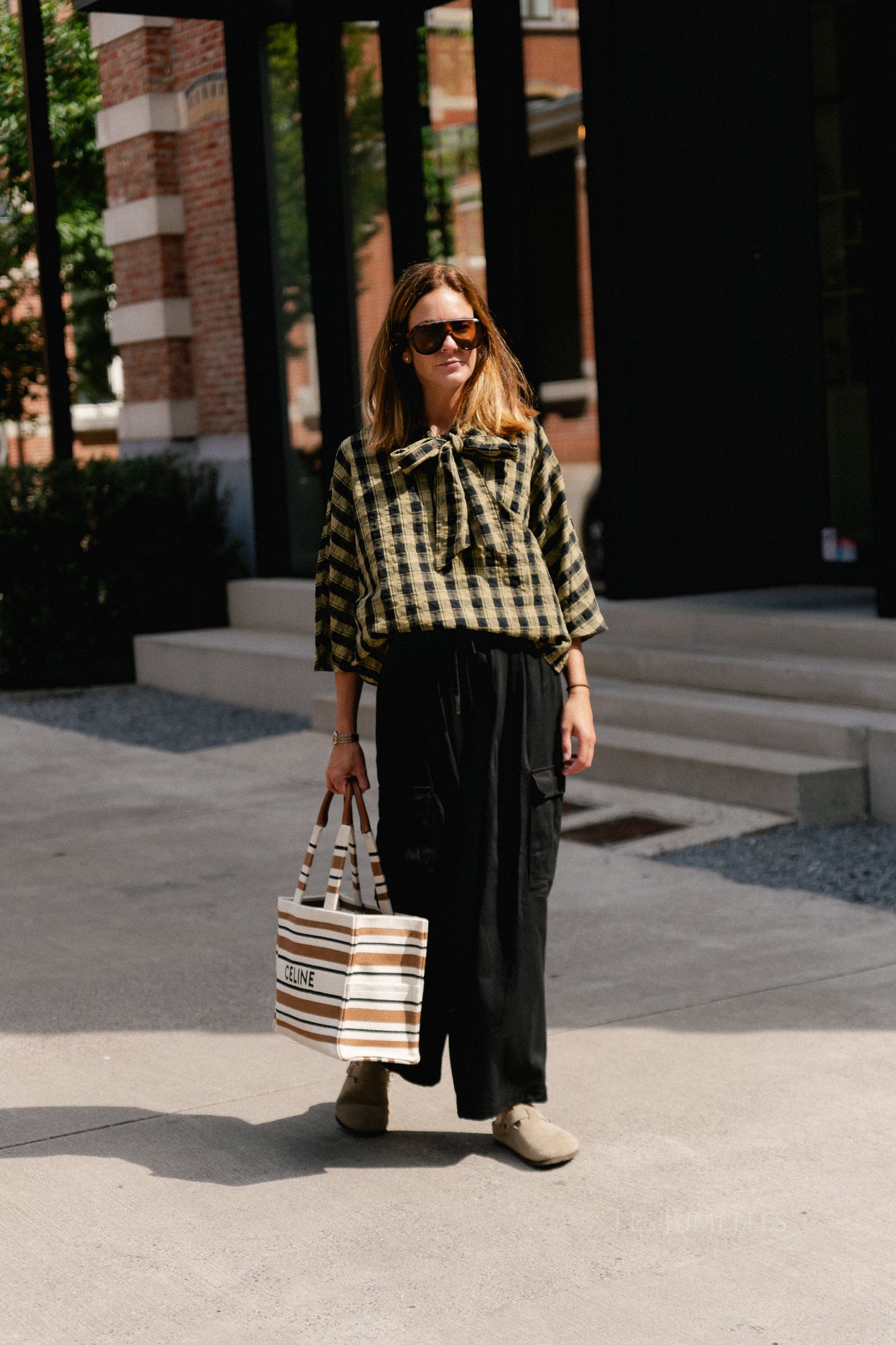 YASSiera 3/4 top black/boa checks