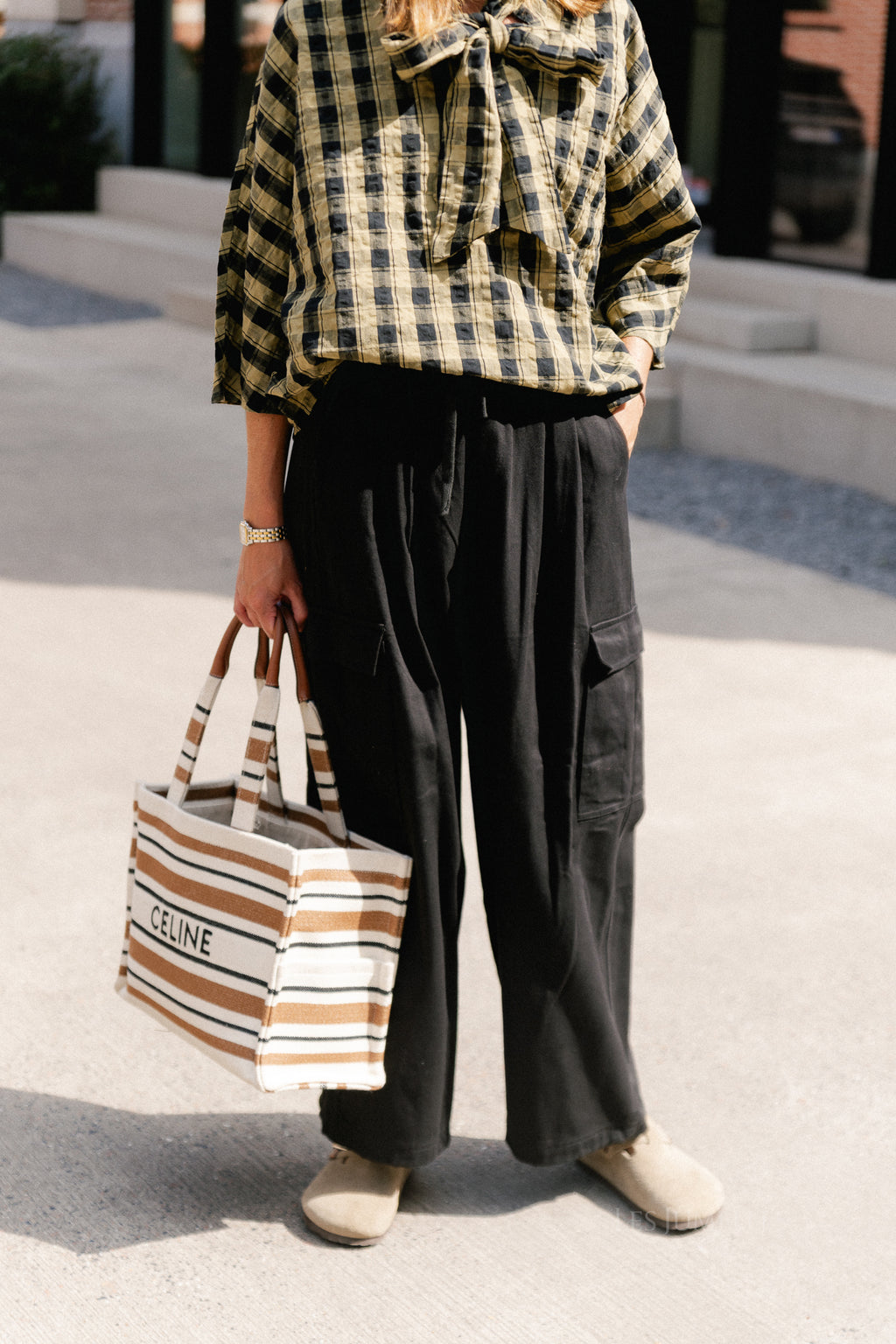Isabelle cargo pants black