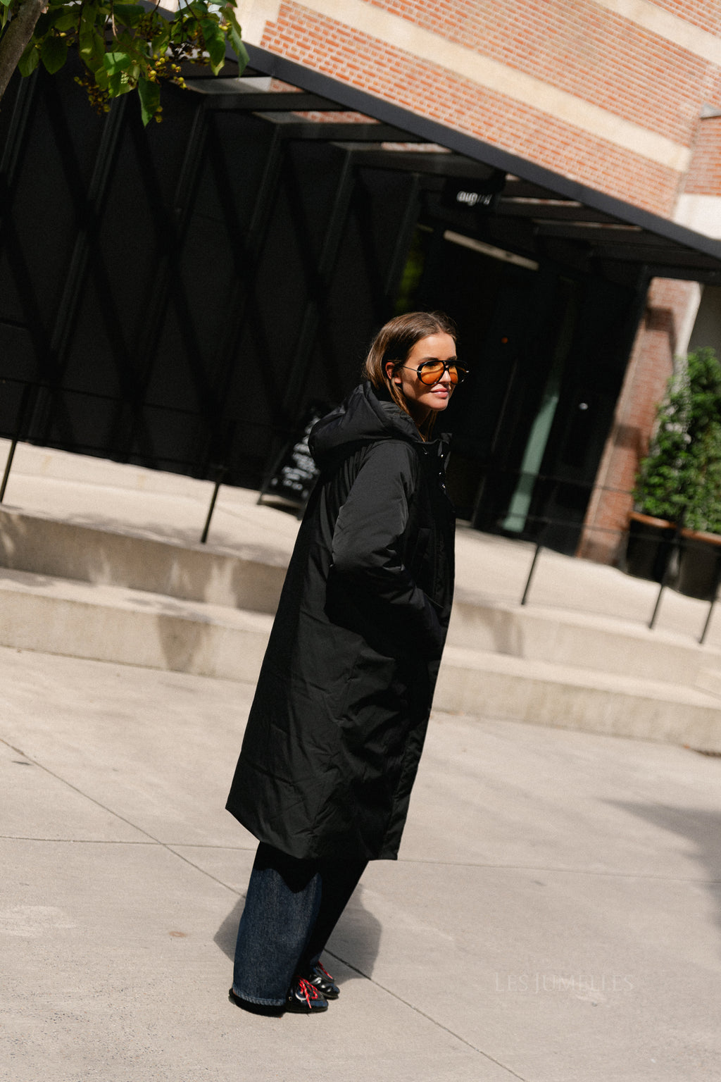 OBJKelyn LS RE long jacket black