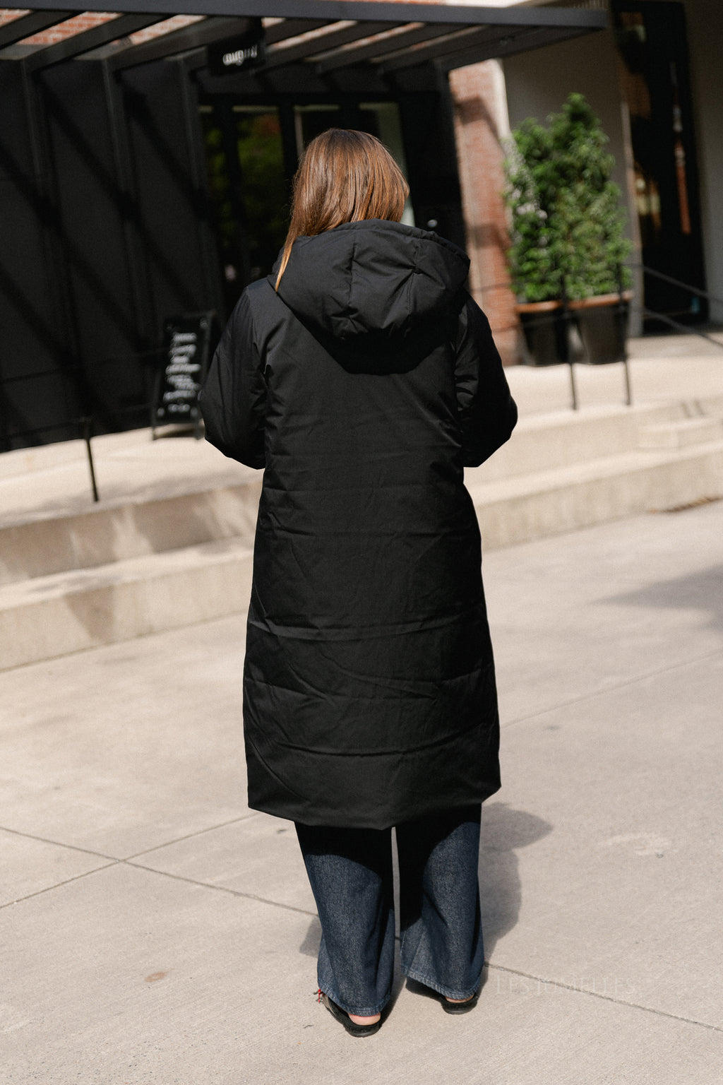 OBJKelyn LS RE long jacket black