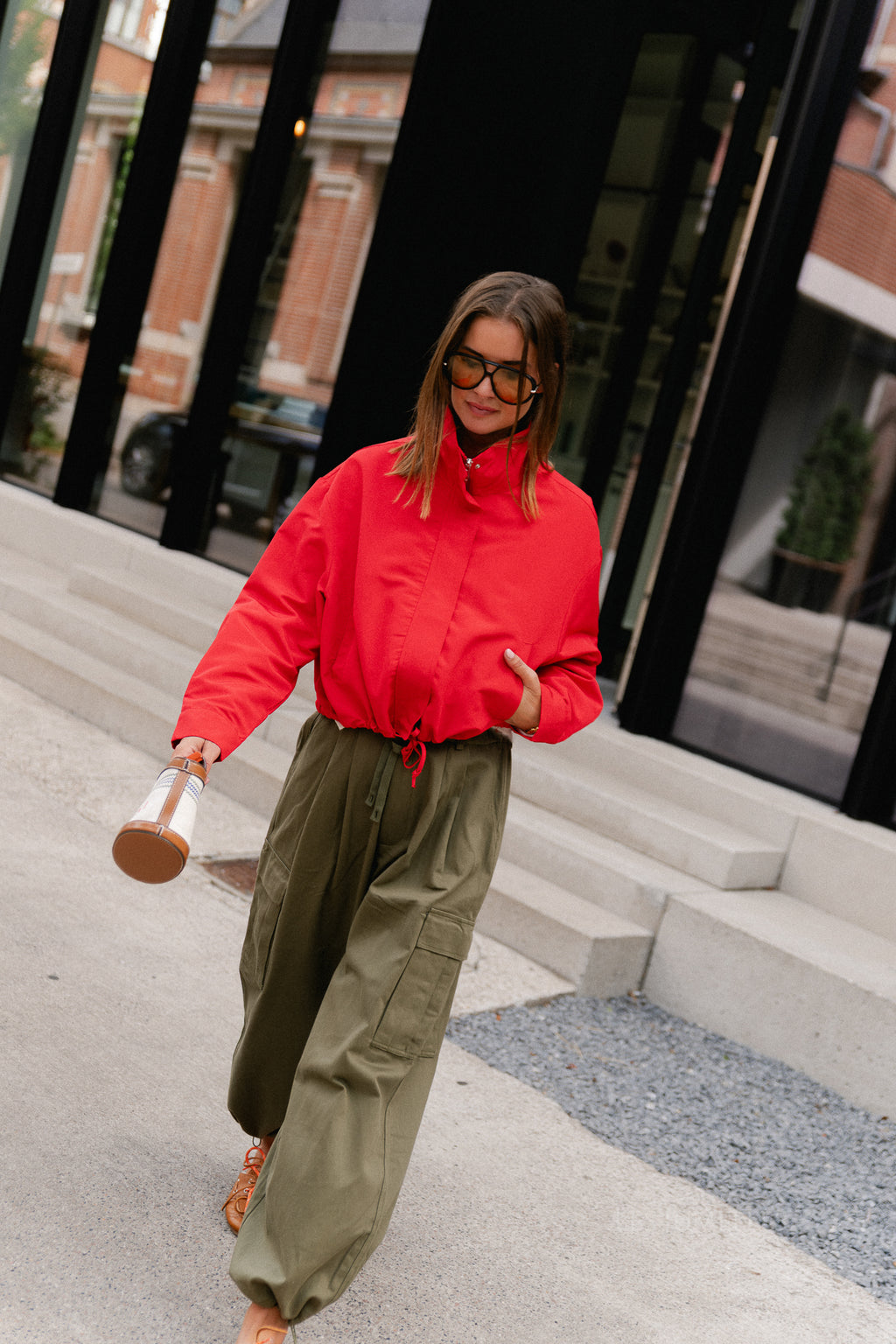 Isabelle cargo pants khaki