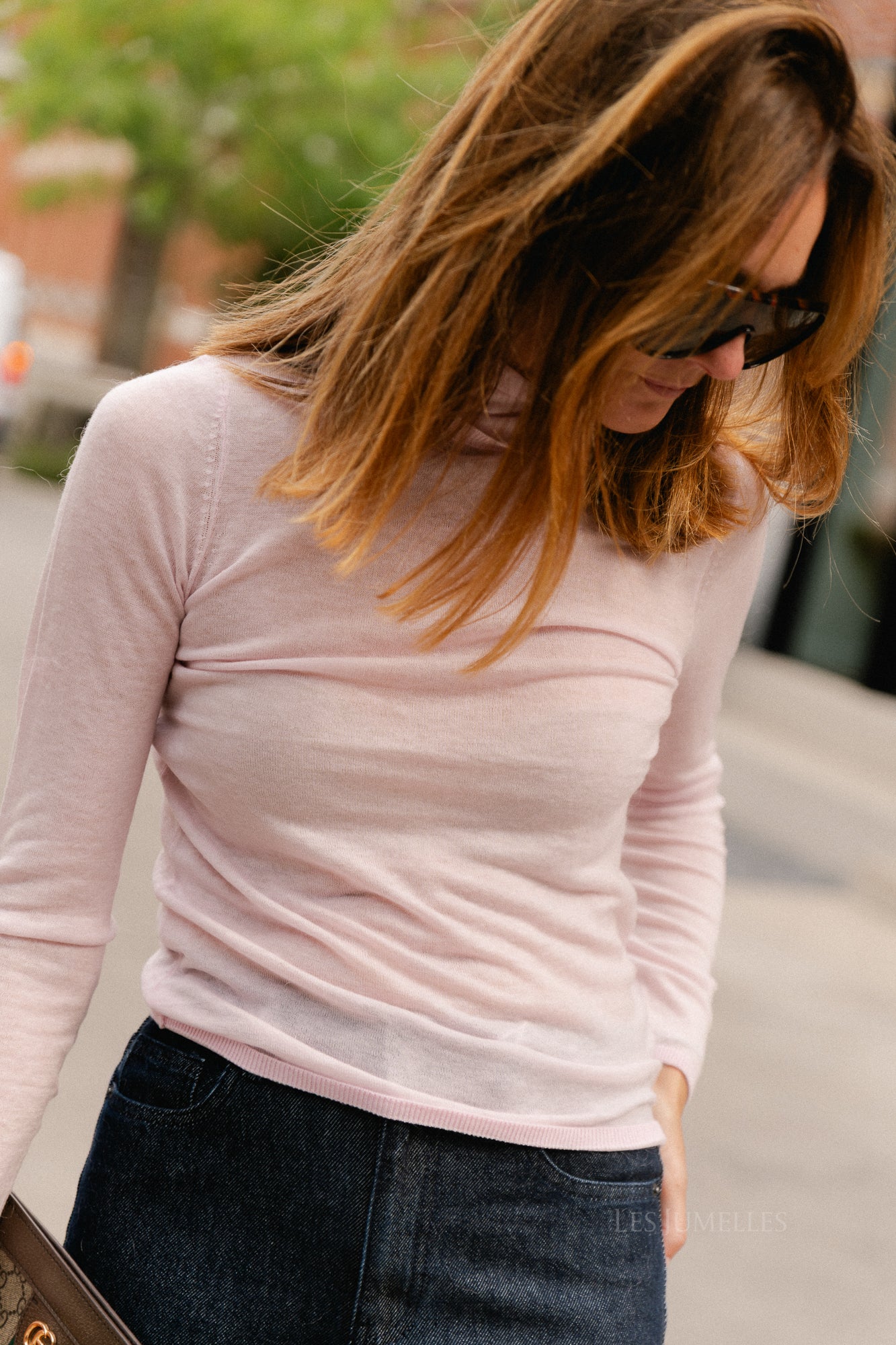SLWVendy wool LS knit roll neck NOOS winsome orchid