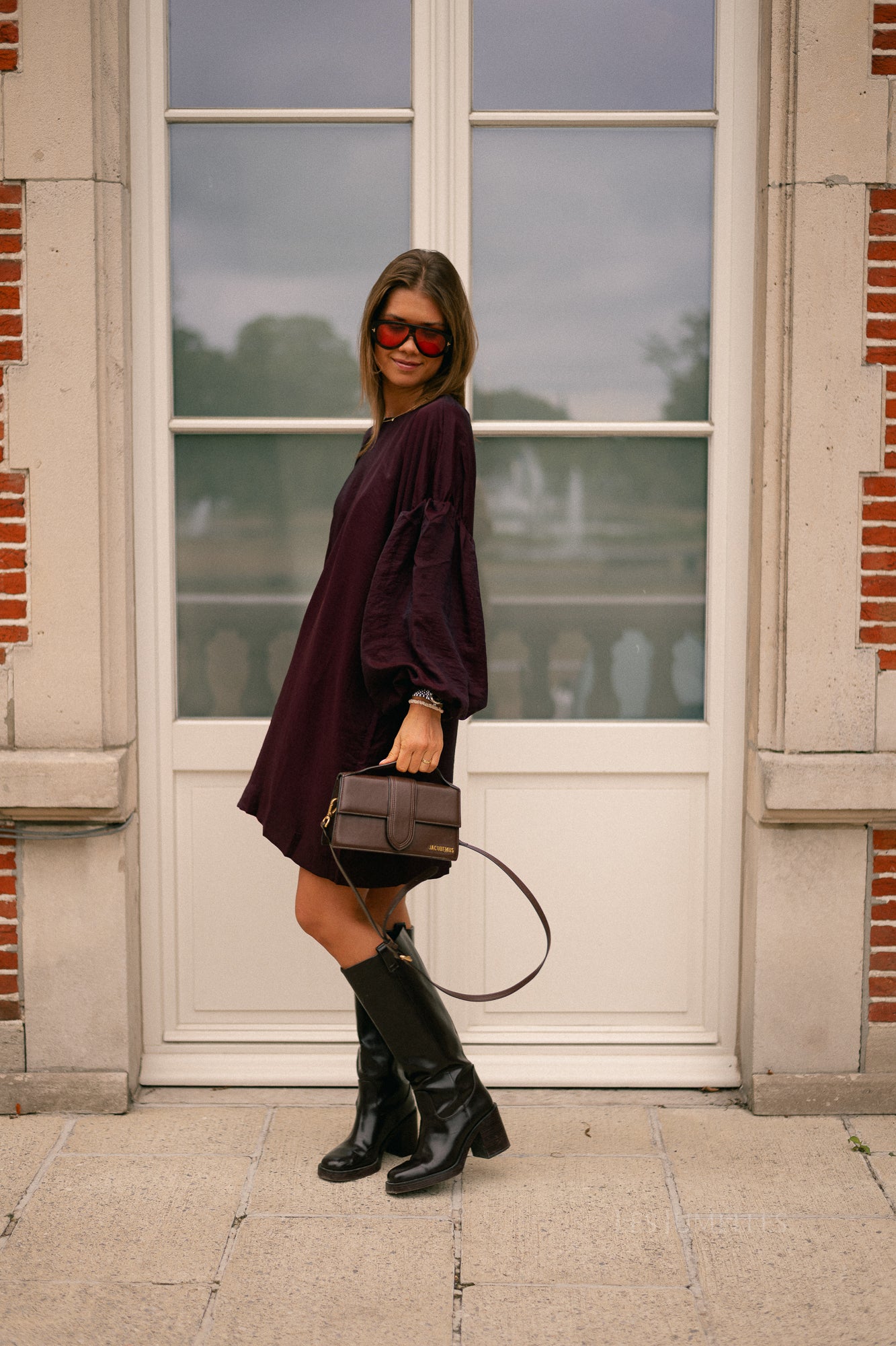 GZMalloon short dress aronia