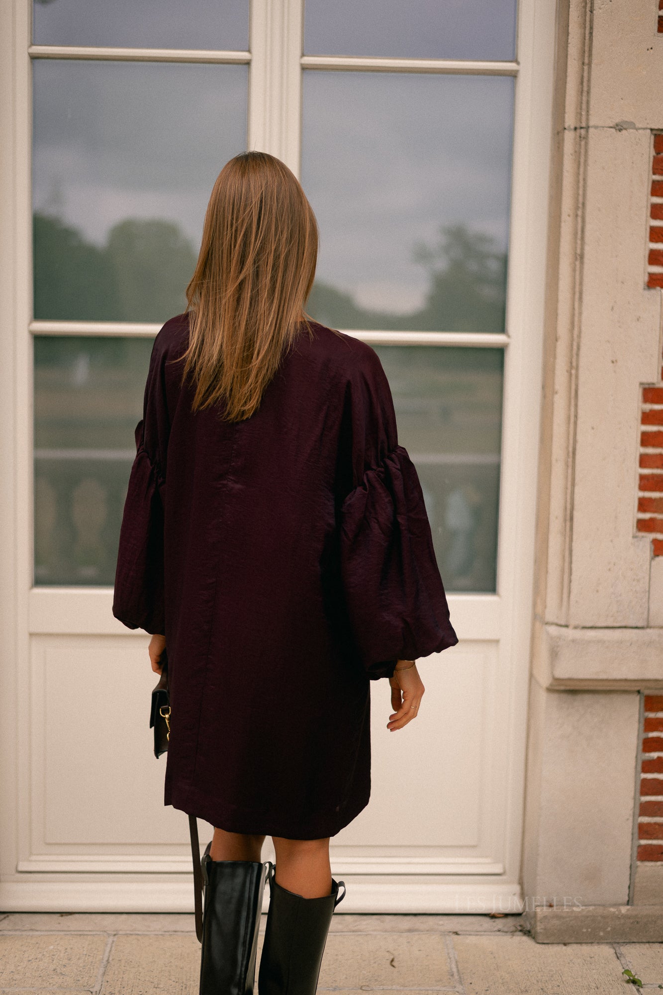 GZMalloon short dress aronia