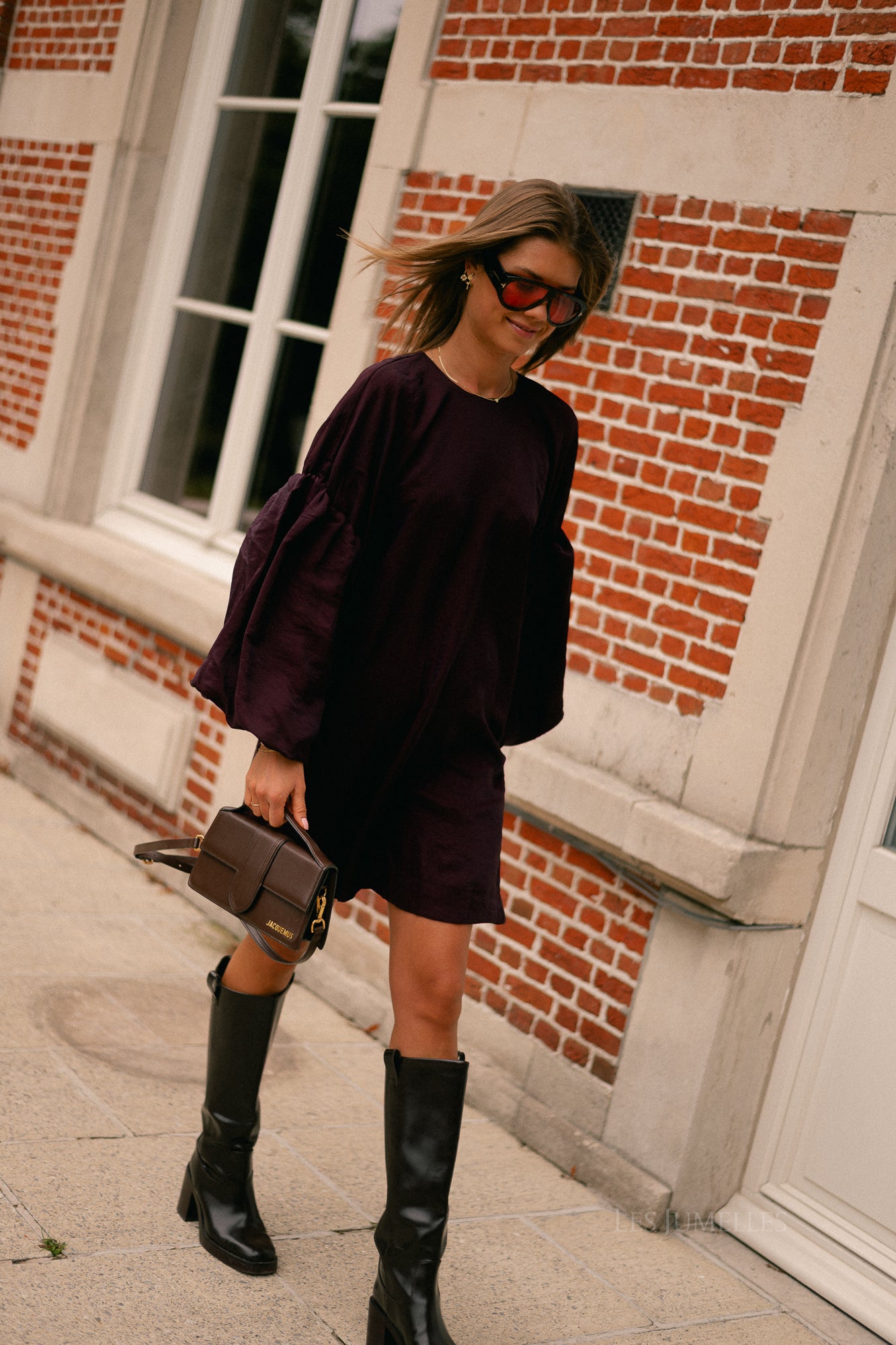 GZMalloon short dress aronia