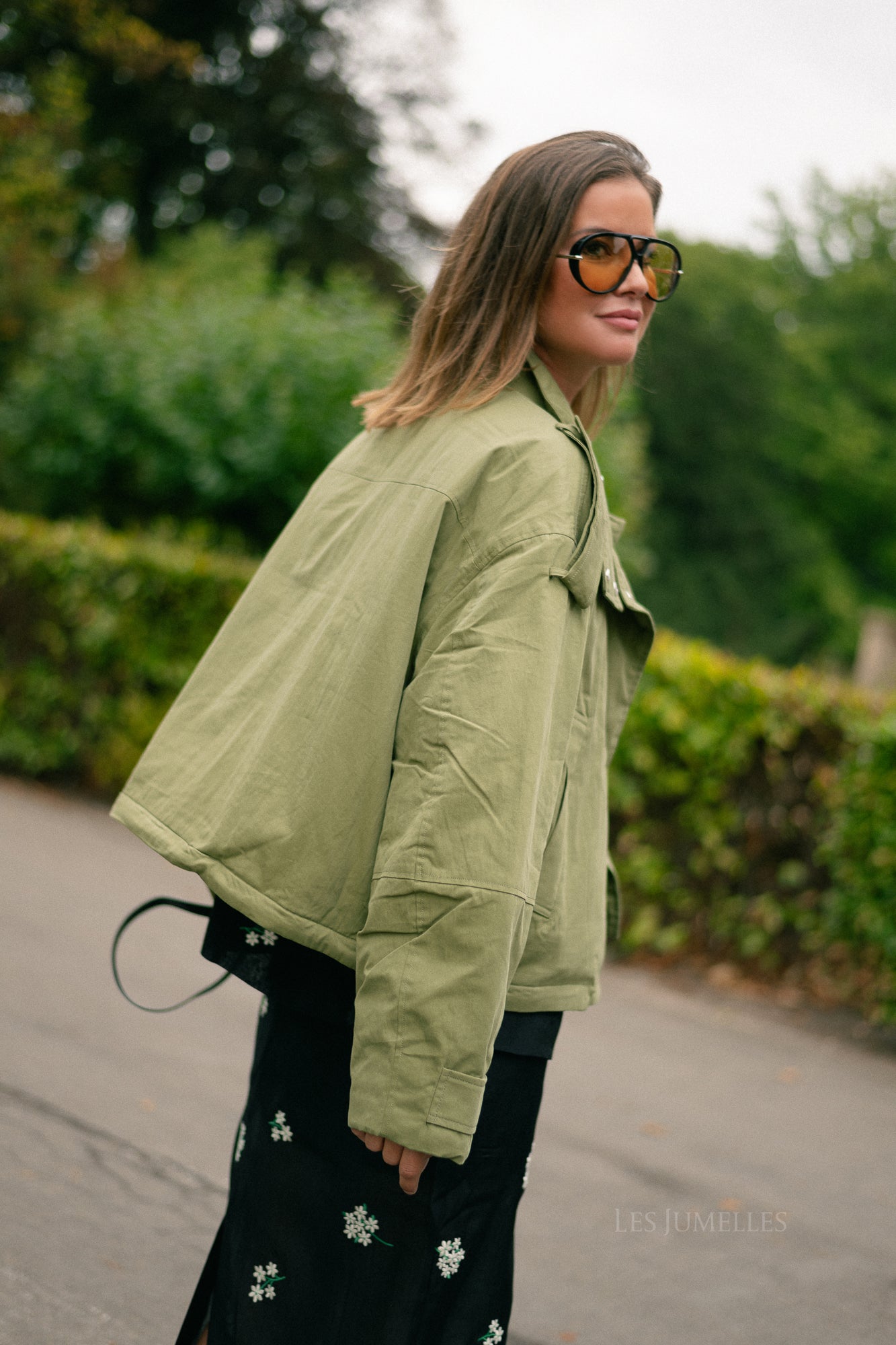 Agatha jacket grape leaf