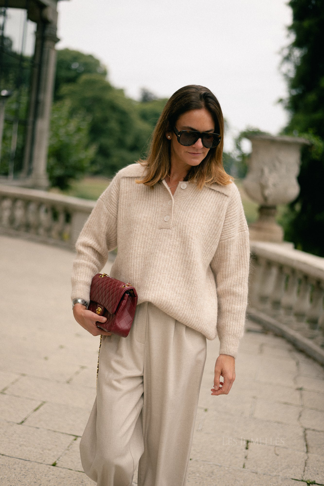 Mimi knit polo moonlight vigore