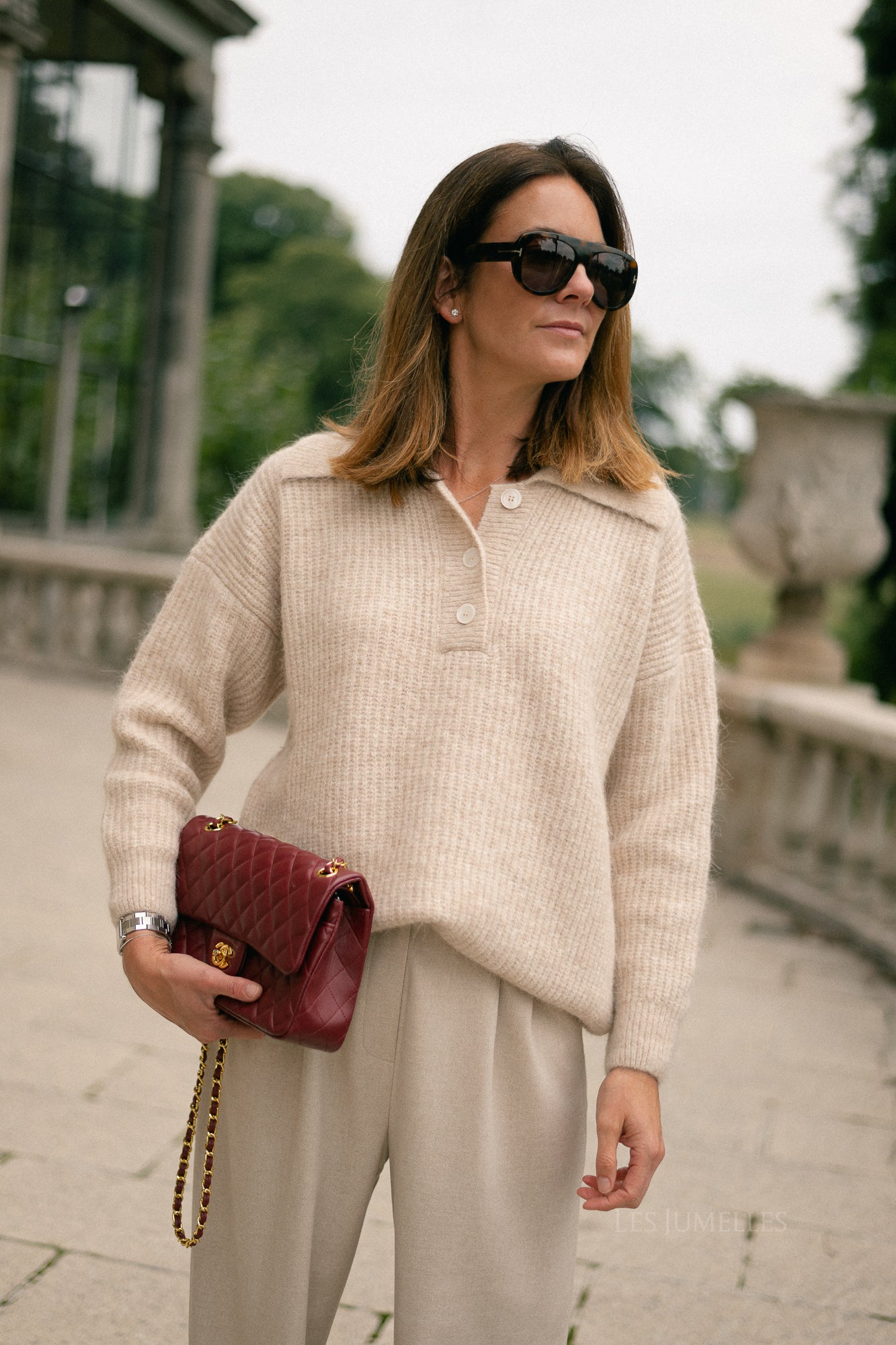 Mimi knit polo moonlight vigore