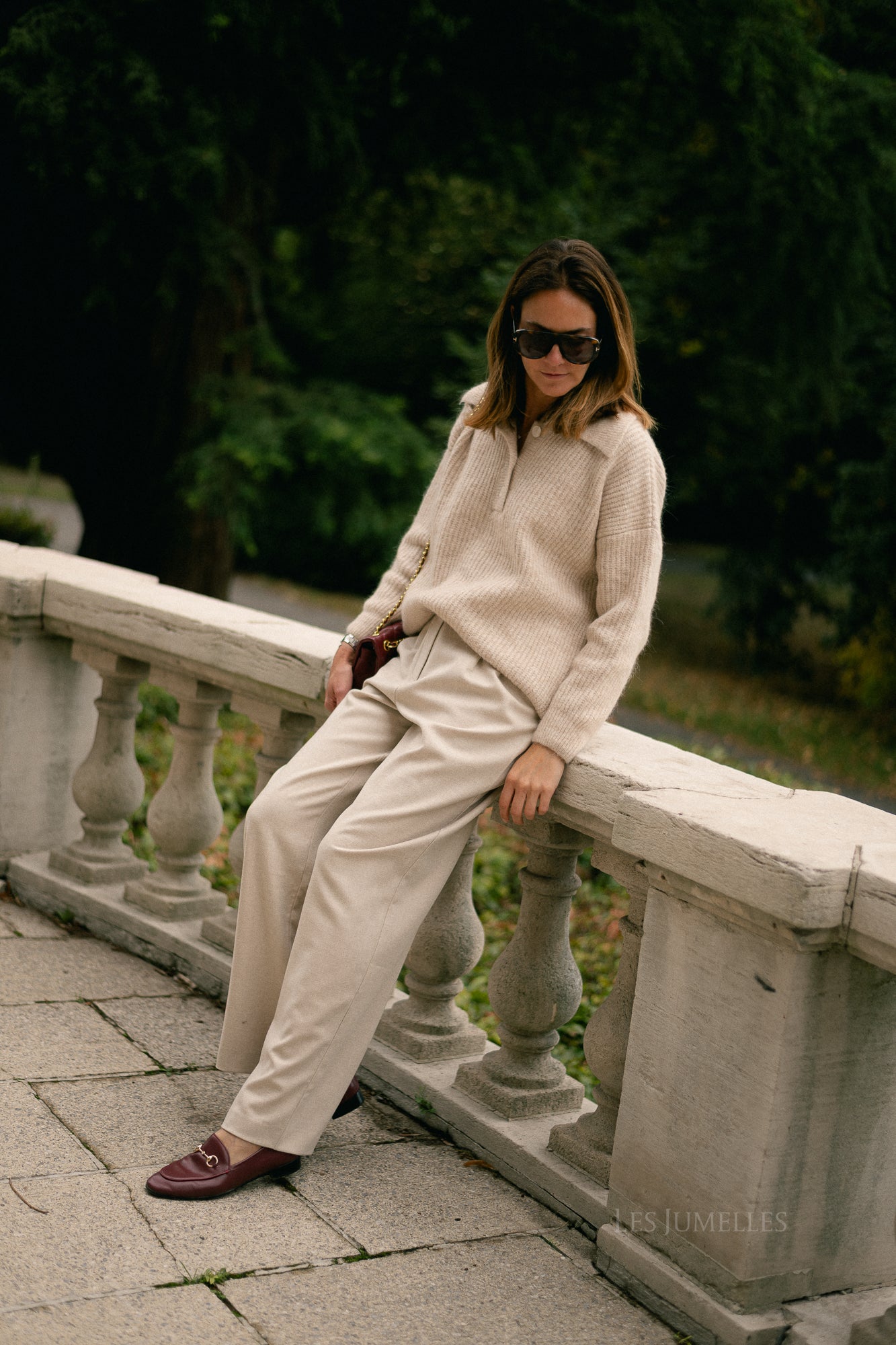 Mimi knit polo moonlight vigore